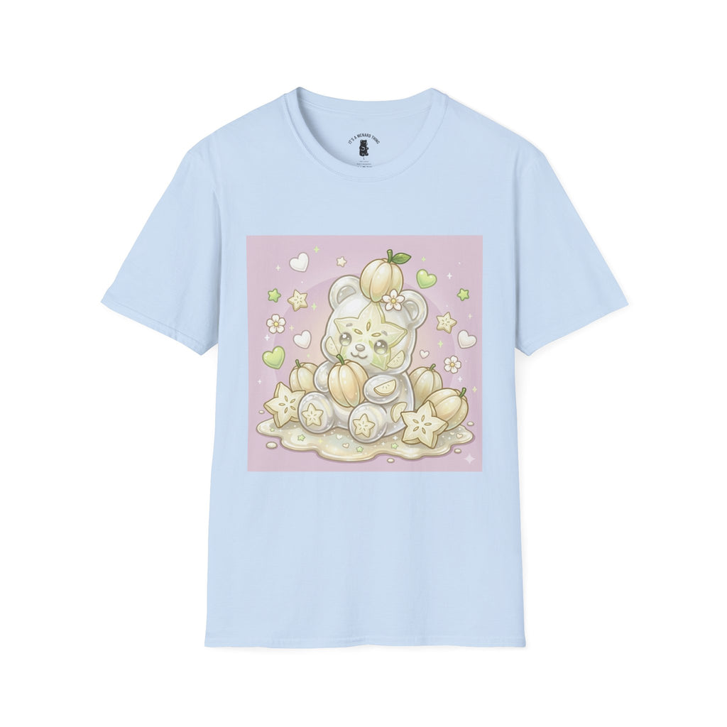 Cute Pumpkin Bear T-Shirt — Pastel Kawaii Fall Tee