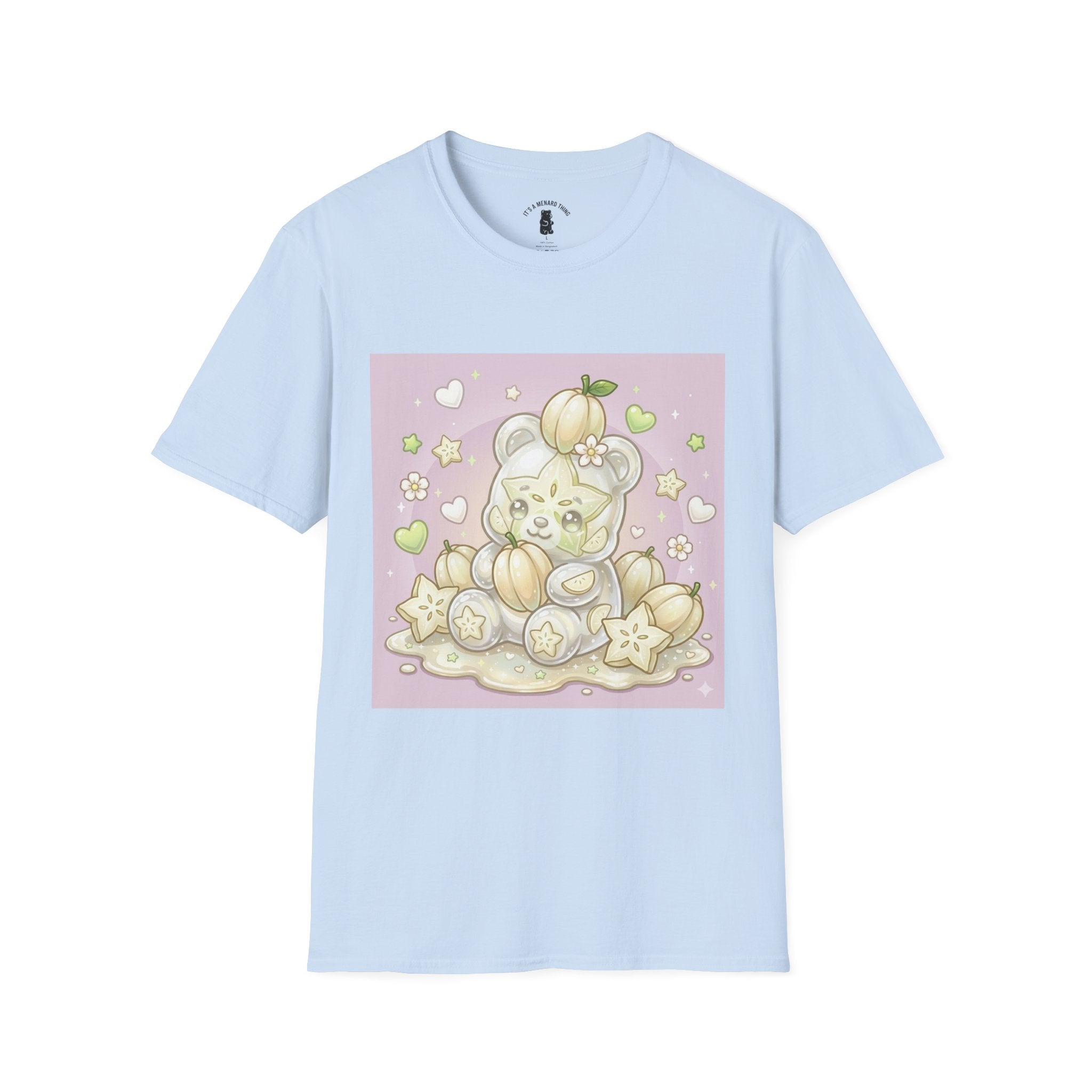 Cute Pumpkin Bear T-Shirt — Pastel Kawaii Fall Tee