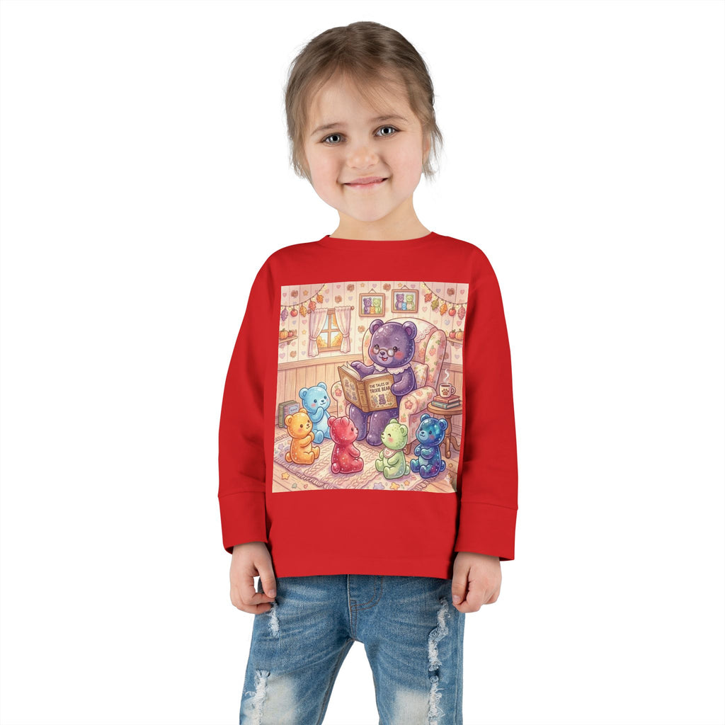 Nana Oozy Gummy Bear Story Time- Graphic Long Sleeve Shirt