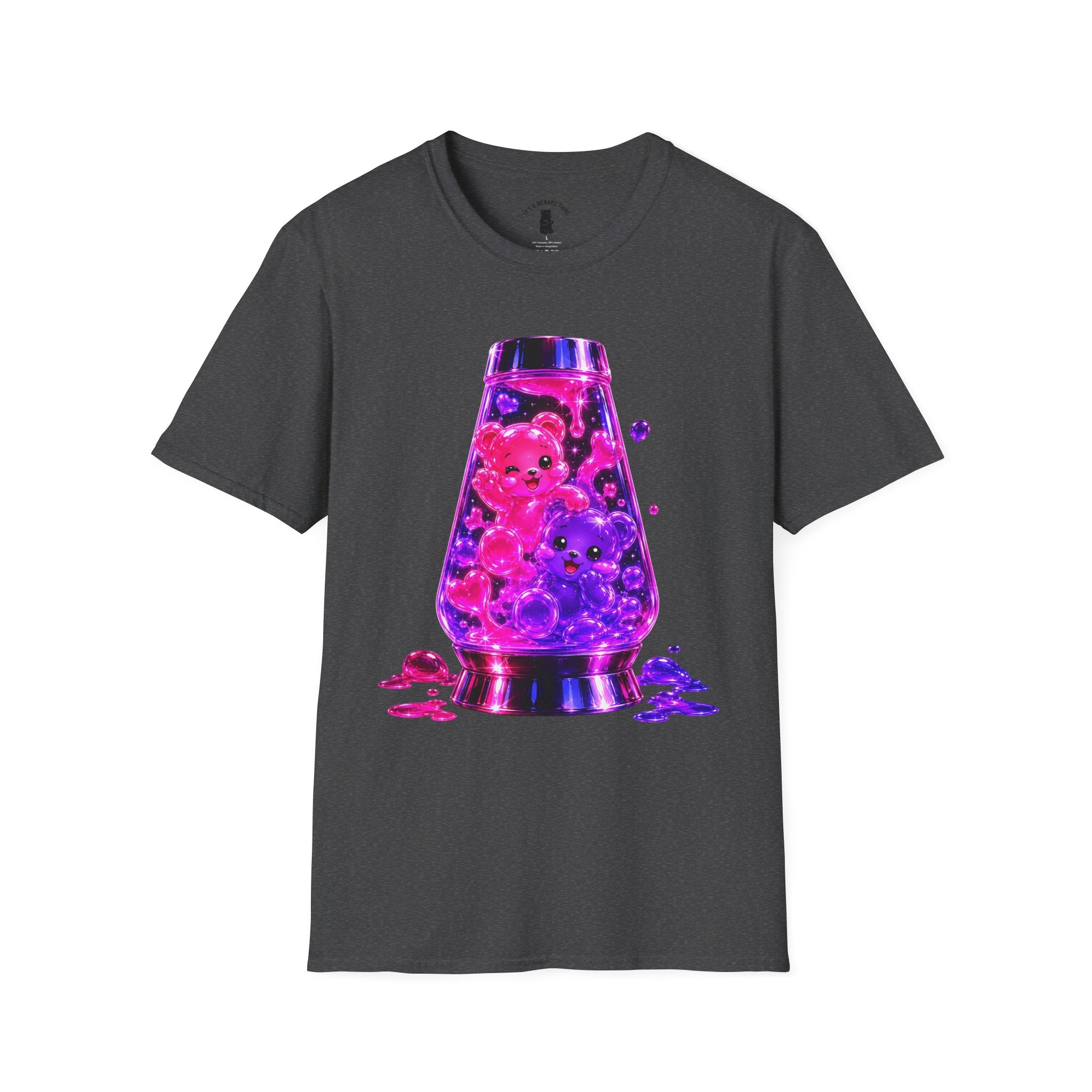 Retro Neon Special Lava Lamp, Oozy Bear Duo Gummies- Graphic Shirt