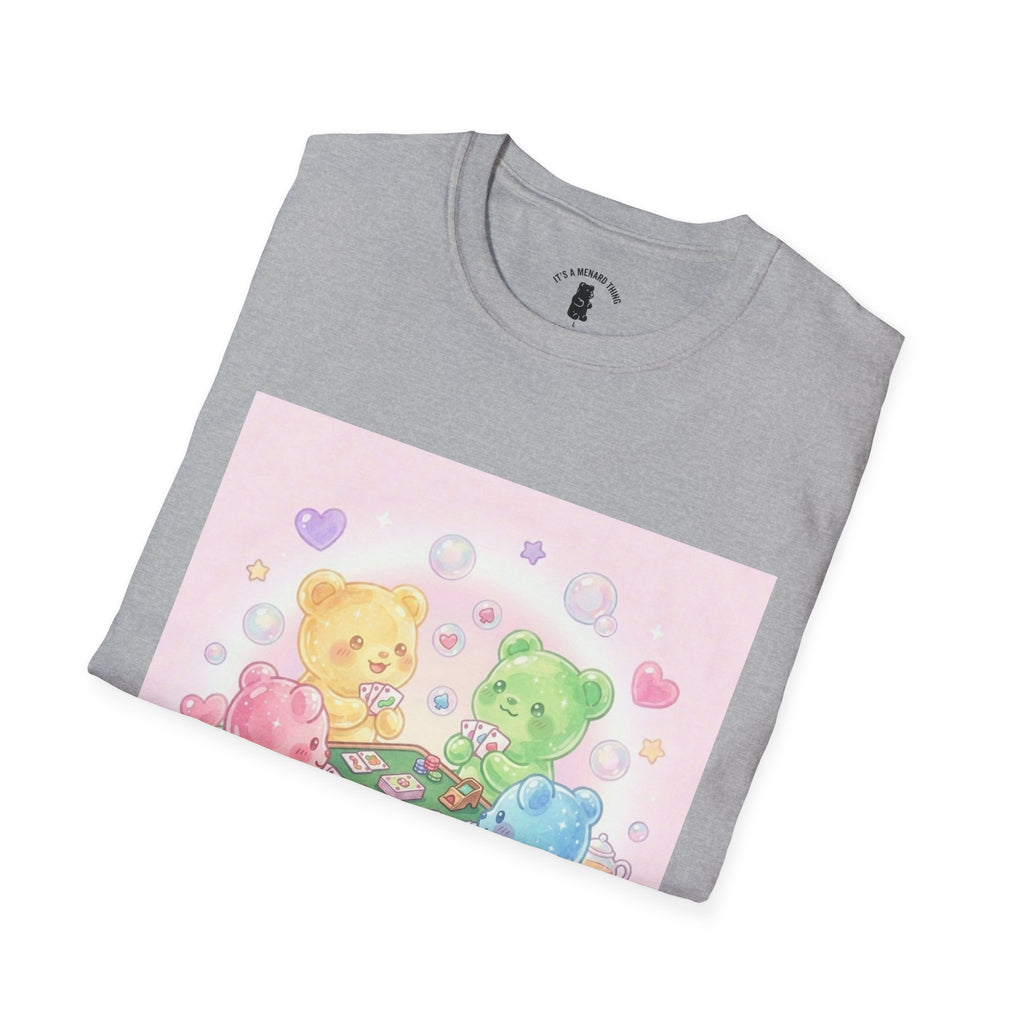 Friendly Card Game, Gooey Gummy Friends- Kawaii Graphic T-Shirt