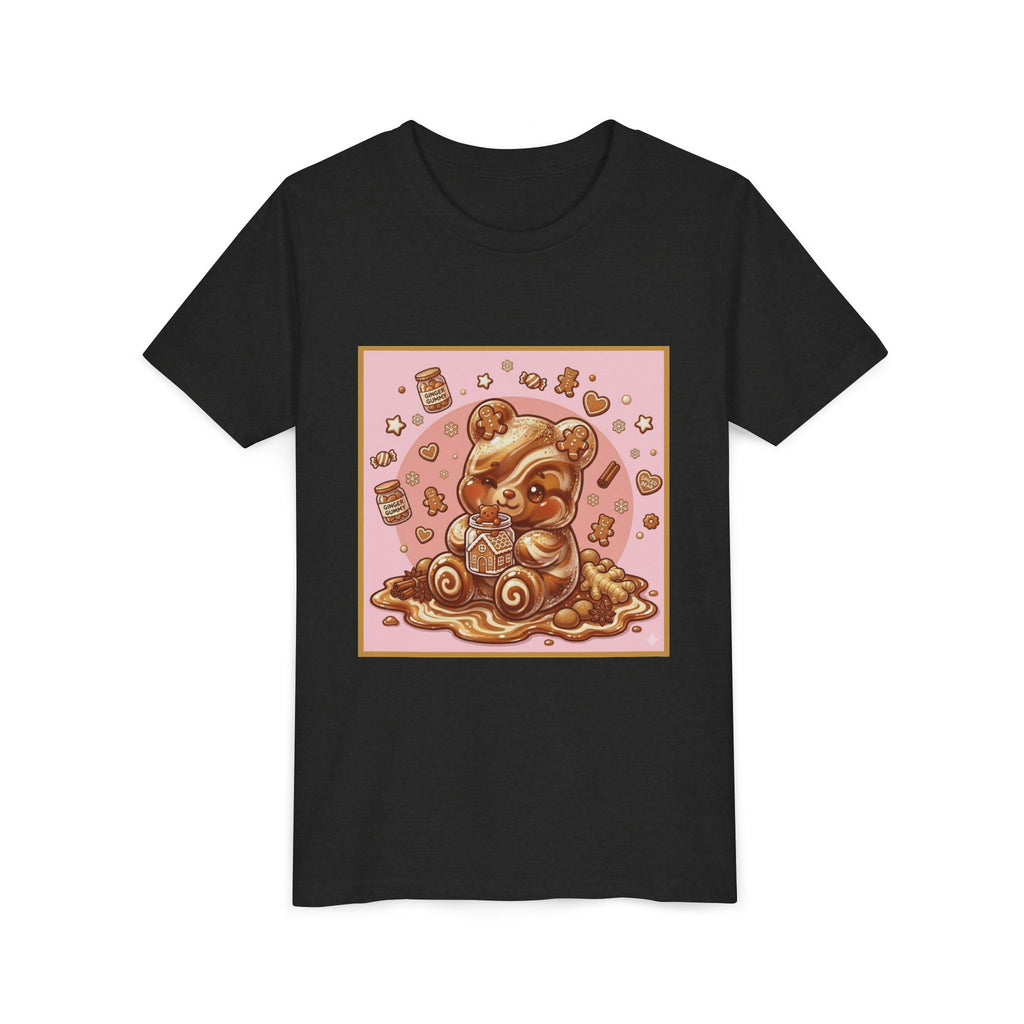 Gooey Gummy Bear Ginger Bread Graphic Youth T-Shirt