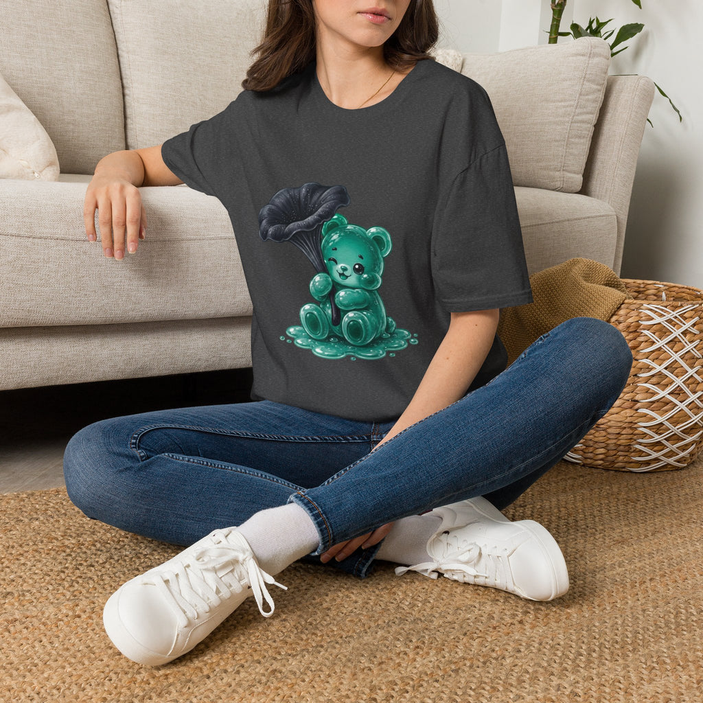 Black Trumpet Mushroom, Teal Special Oozy Bear Gummy Special- Graphic Shirt
