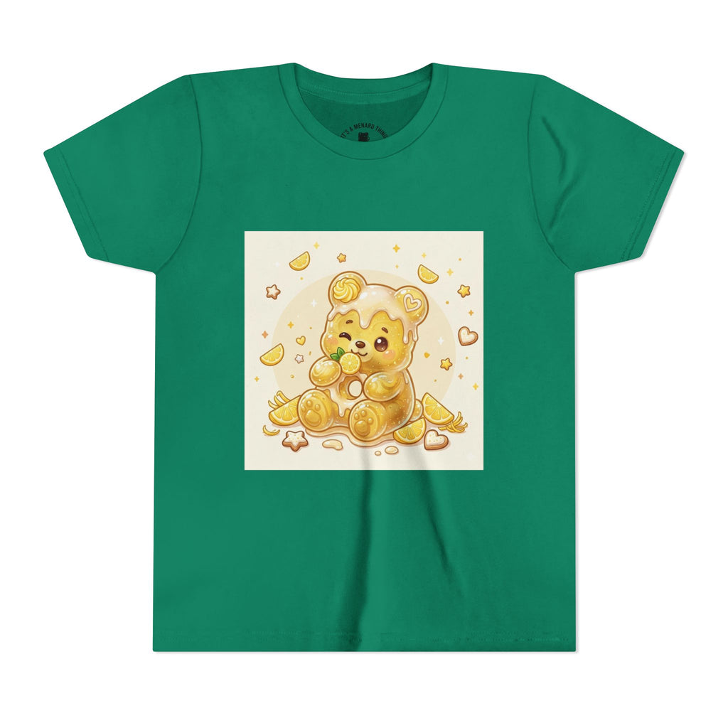 Lemon Bunt Cake Gooey Gummy bear Kids Shirt