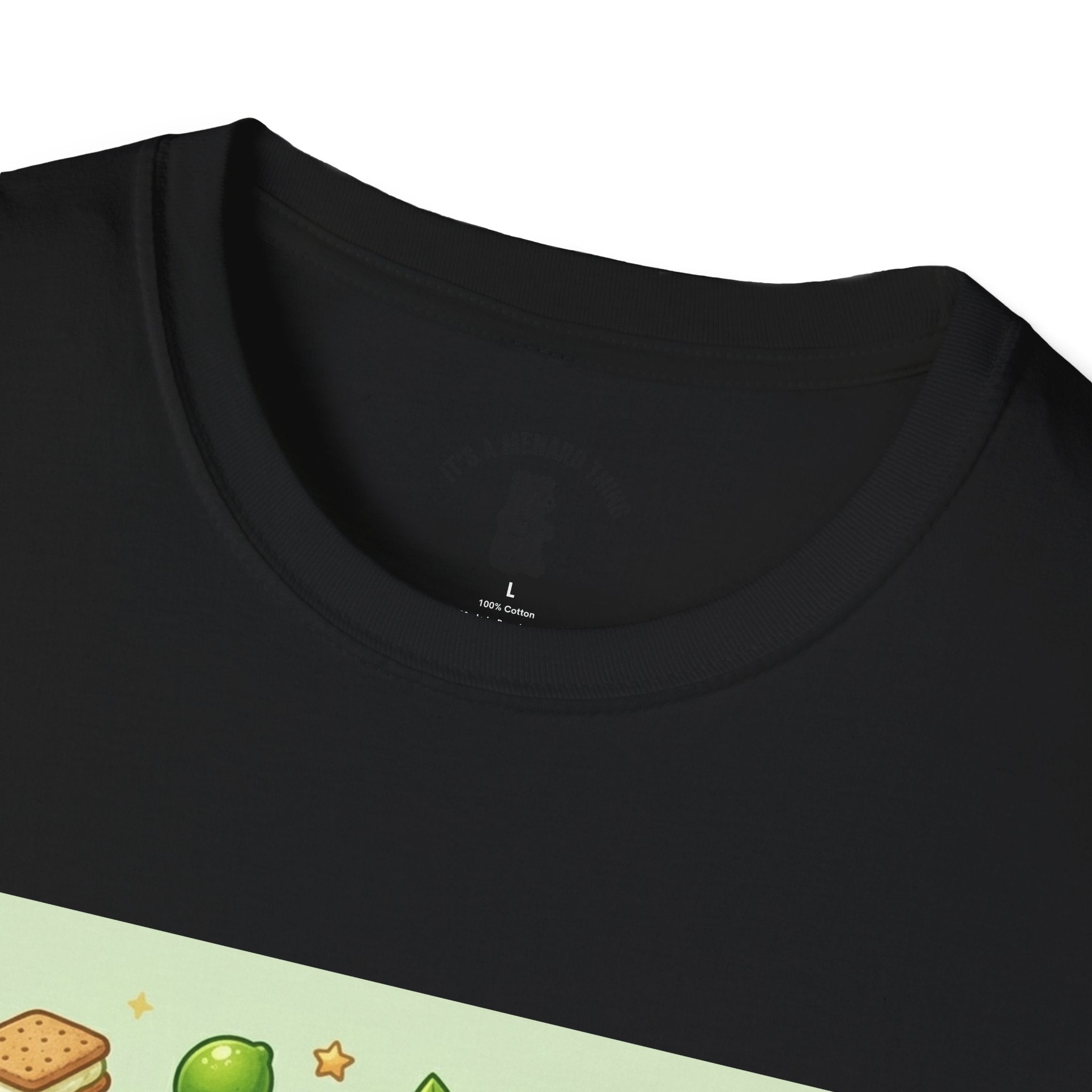 Keylime cream Pie, Exotic Gooey Gummy Bear — Kawaii Illustration T-Shirt