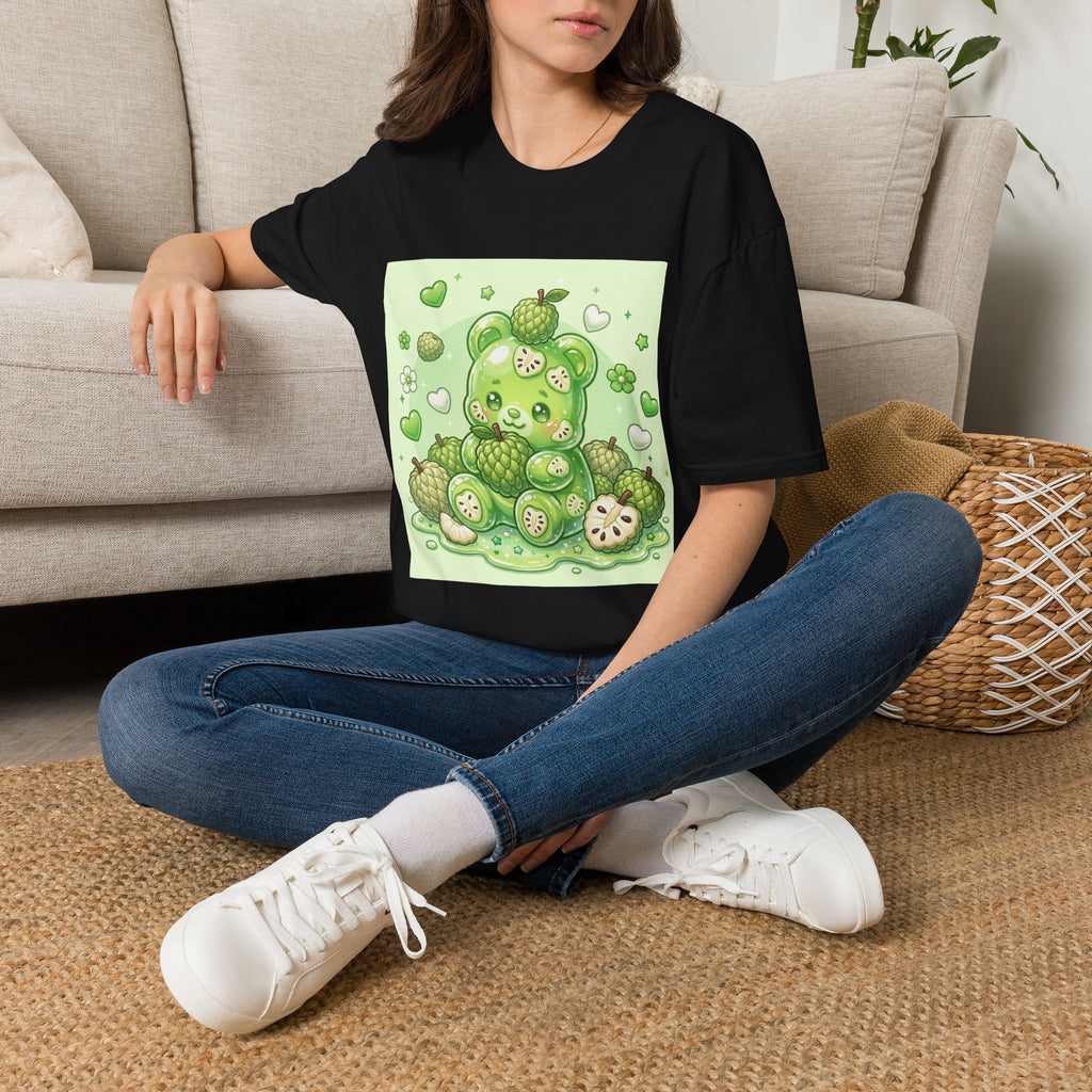 Yummy Ripe Sugar Apple, Exotic Oozy Gummy Bear- Kawaii Graphic Shirt