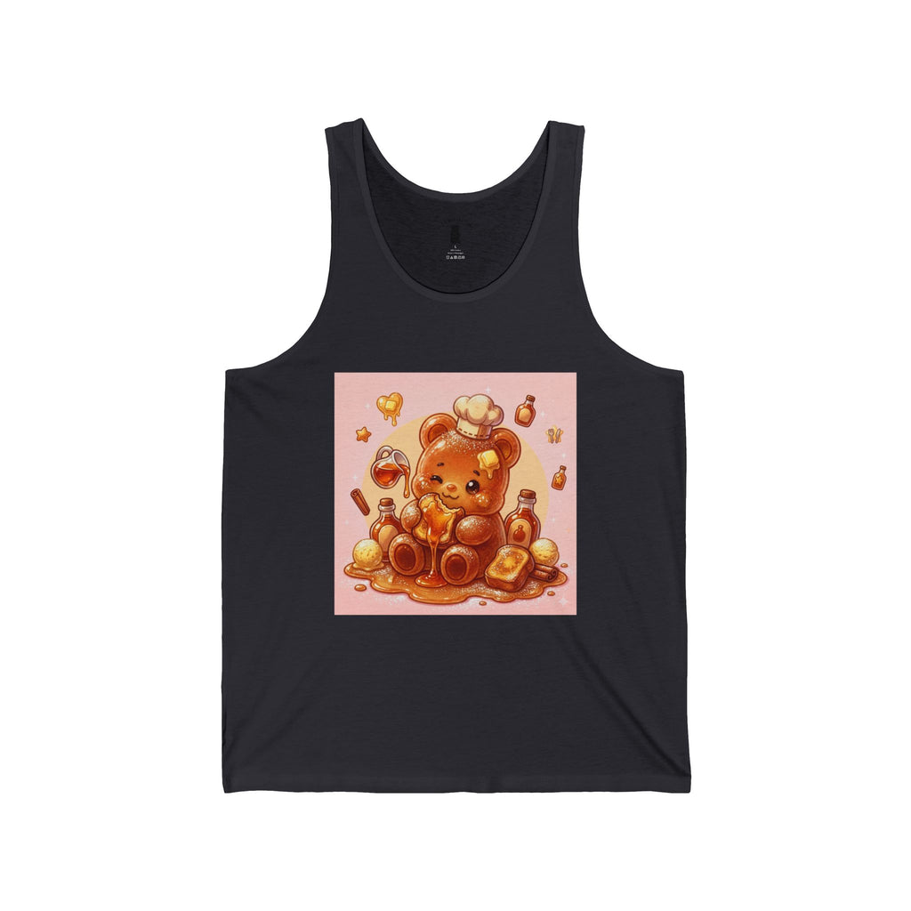 French Toast & Maple Syrup, Toasted Gooey Gummy Bear— Kawaii Graphic Tank Top
