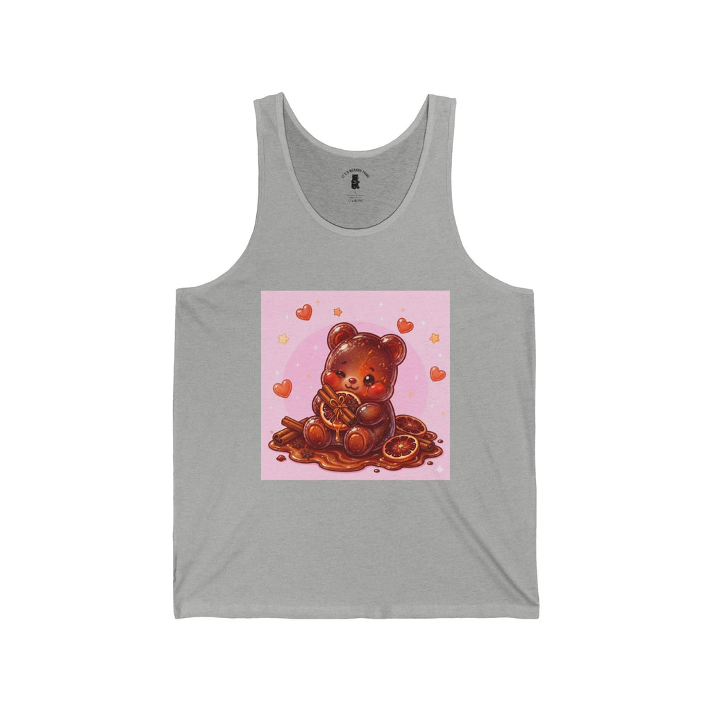 Blood Orange Cinnamon, Citrus Gooey Gummy Bear — Cute Illustration Tank Top