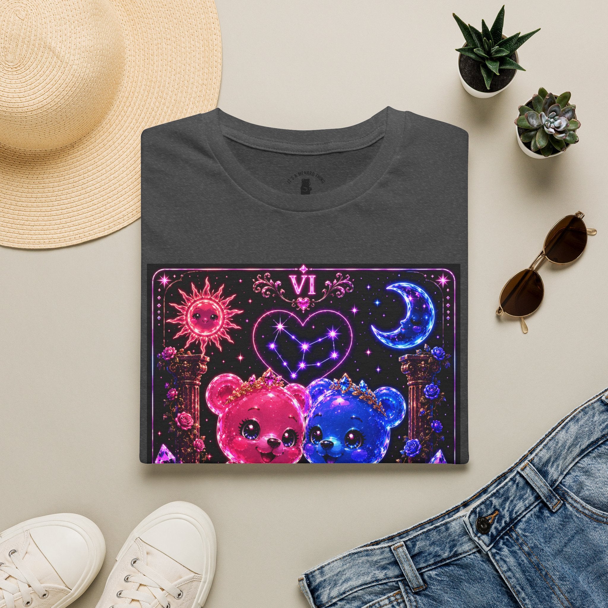 The Lovers Tarot Card Oozy Gummy Bear Special Addition- Graphic Shirt