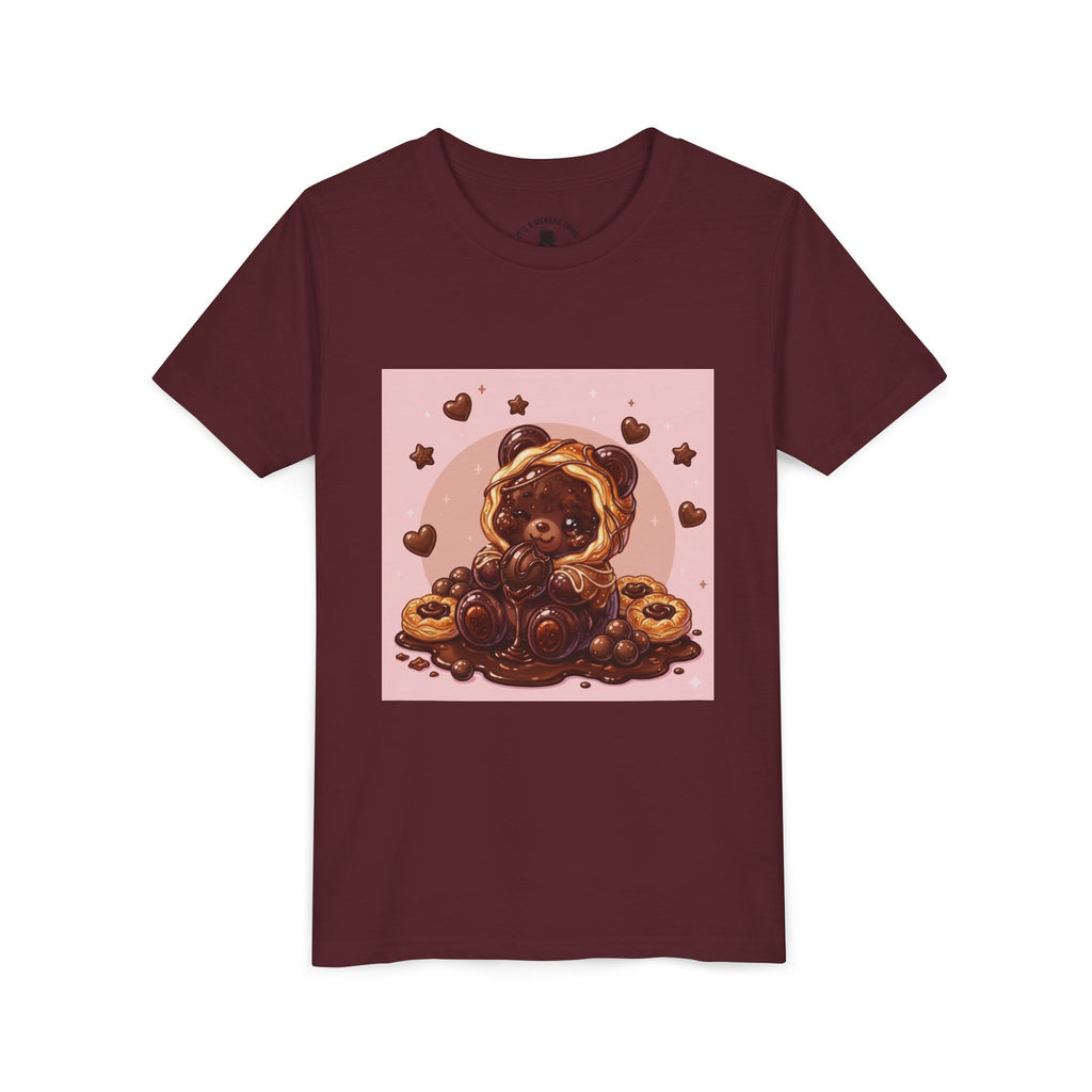 Chocolate Danish Gooey Gummy Bear Cute Kids Shirt