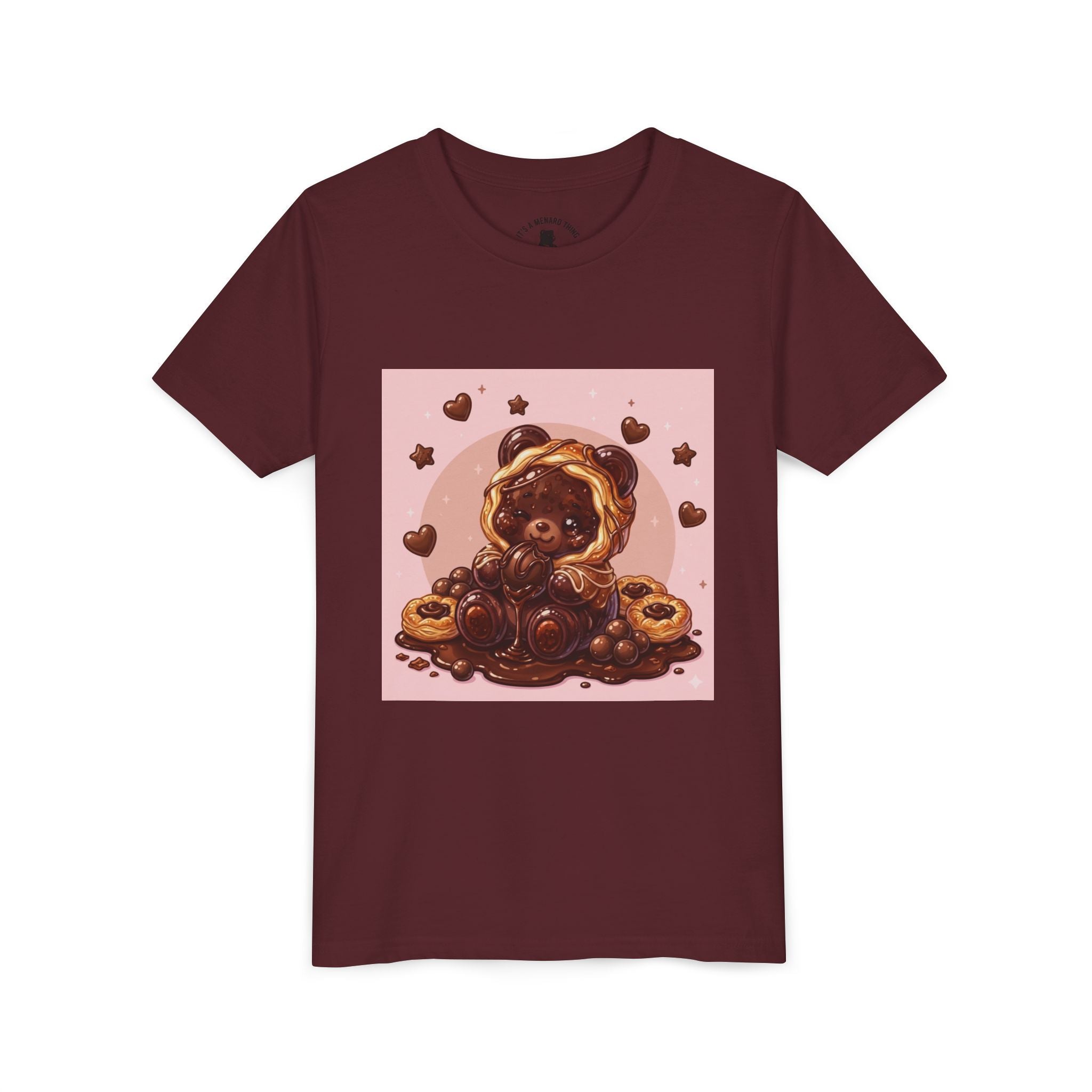 Chocolate Danish Gooey Gummy Bear Cute Kids Shirt