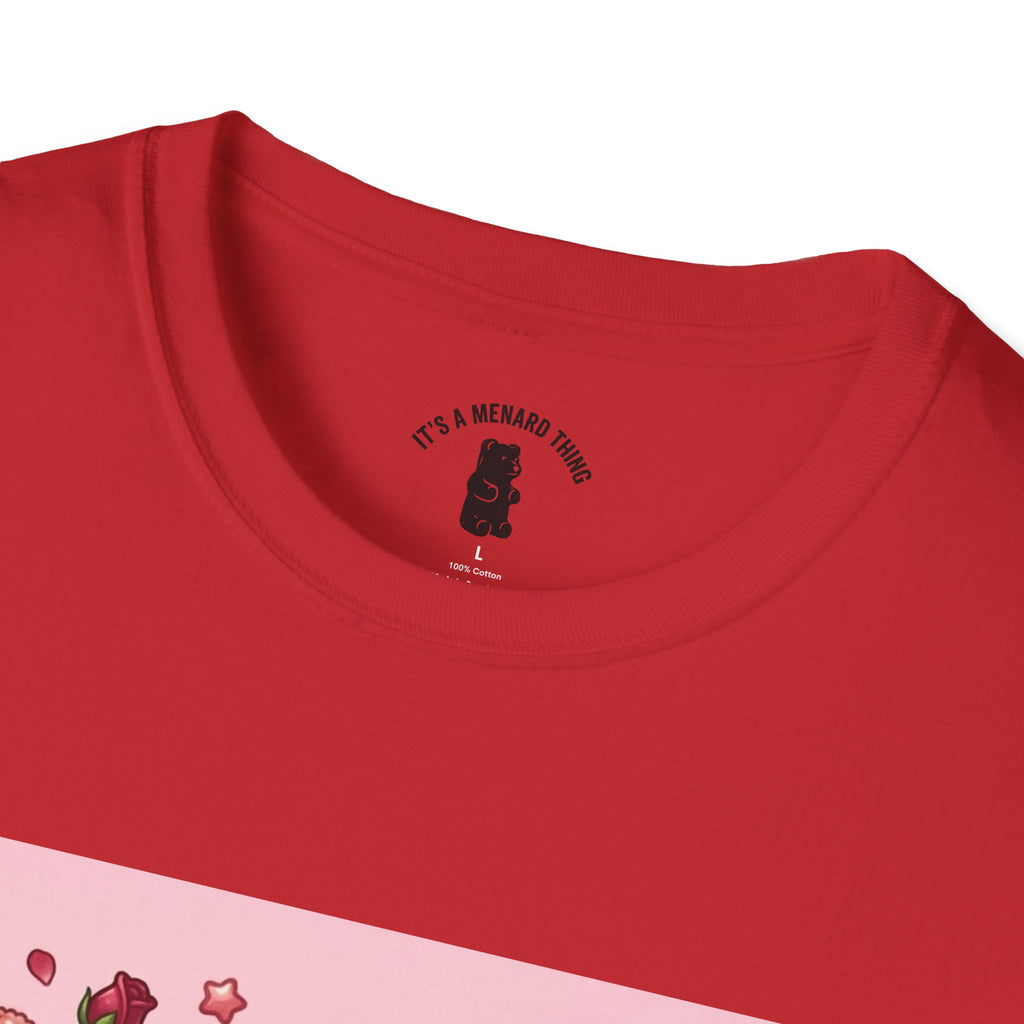 Rose Lychee berry Exotic fruit Gooey Gummy Bear — Kawaii Graphic T-Shirt