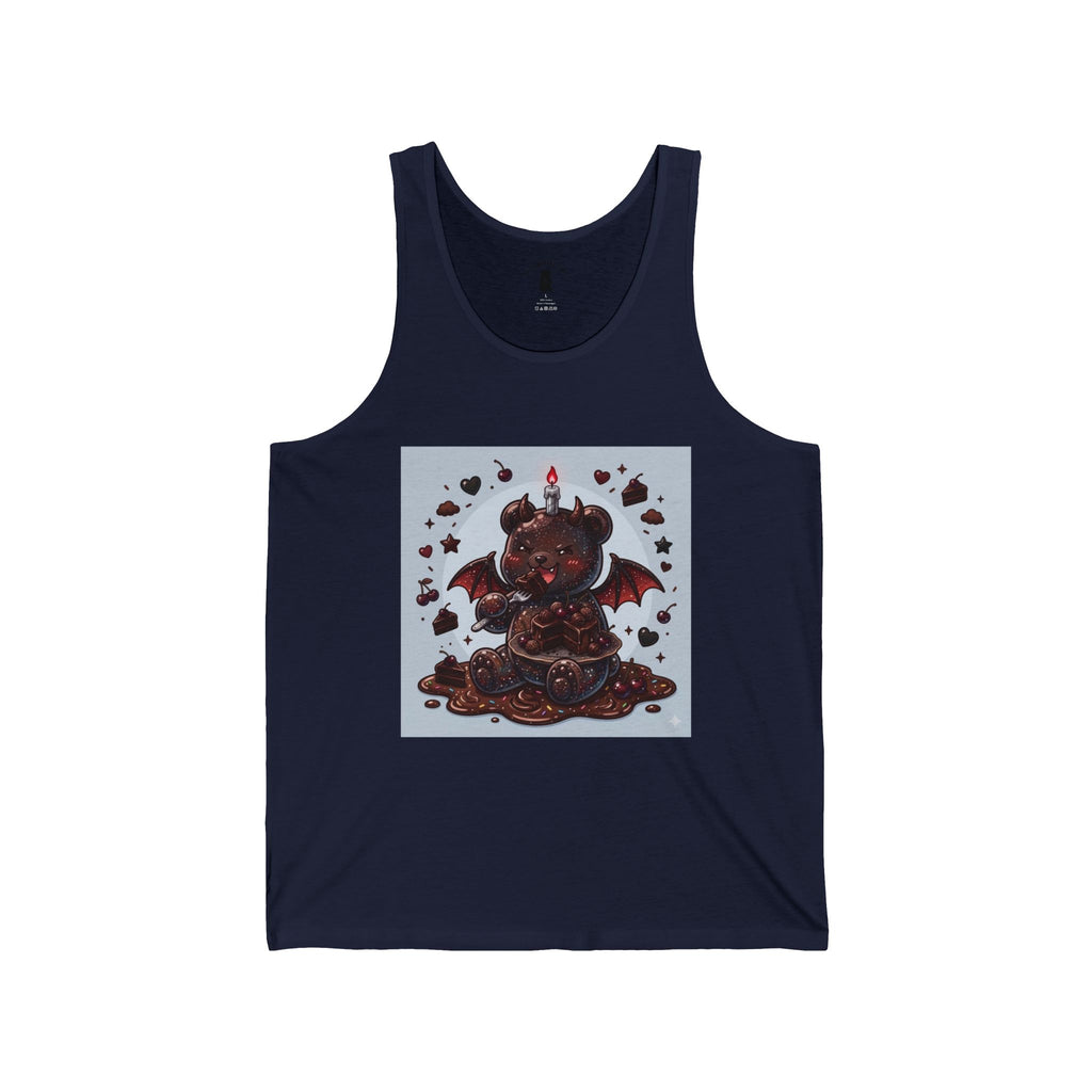 Devils Food Cake, Special Gooey Gummy Bear — Gothic Graphic Tank Top