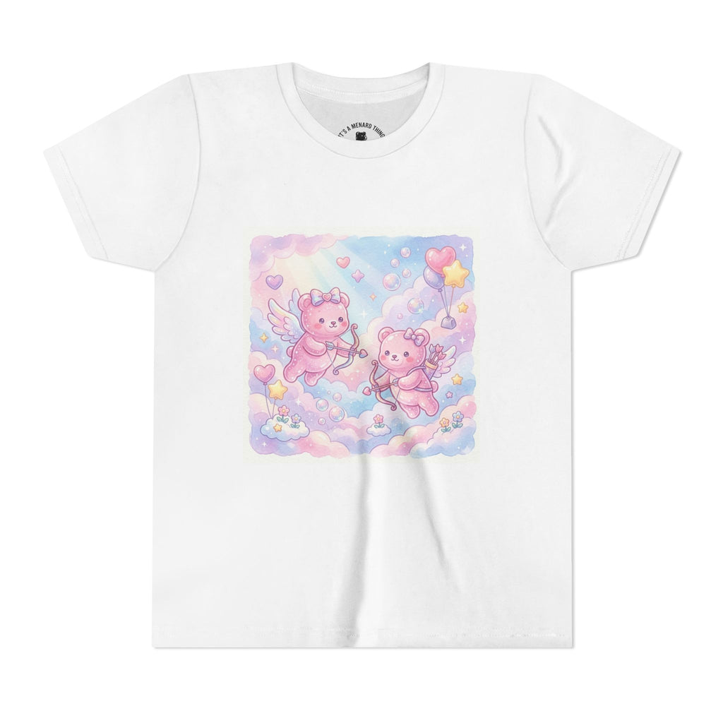 Cherub Angels Gooey Gummy Bear Friends- Hearts Pastel Cloud Graphic