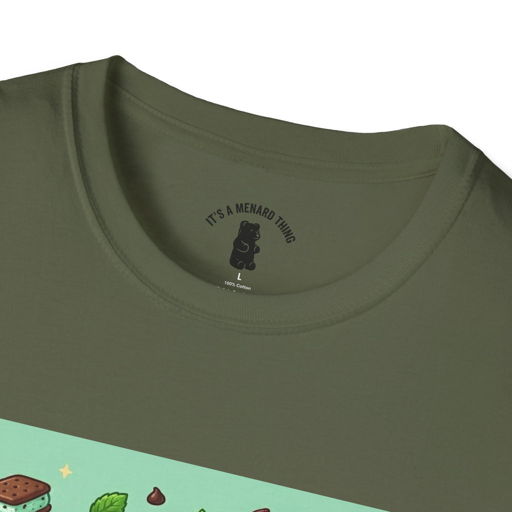 Mint Chip Ice Cream, Exotic Gooey Gummy Bear — Kawaii Graphic Tee