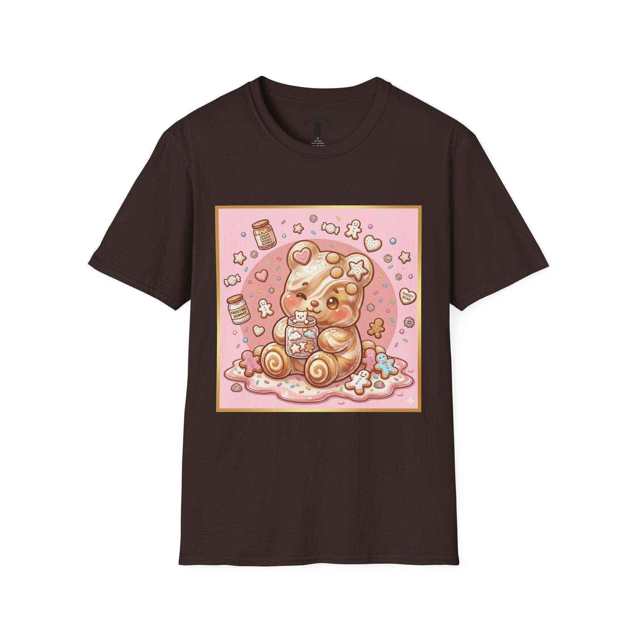Kawaii Gooey Gummy Bear with Sugar Cookies T-Shirt