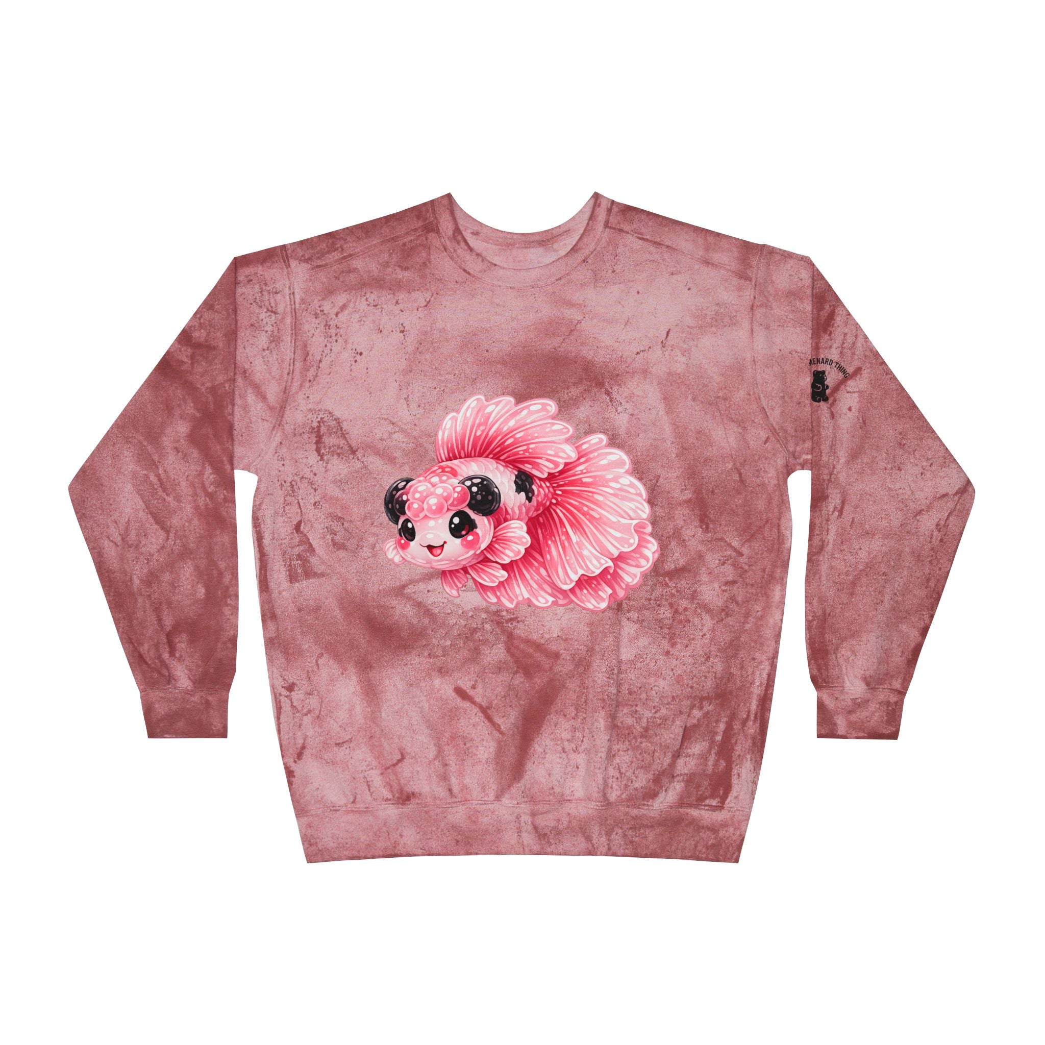 Pink Betta Fish Special Addition graphic Sweatshirt