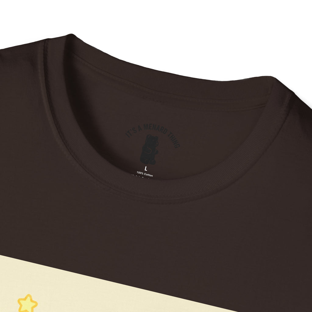 "Good Vibes Only" Yellow Gooey Gummy Bear- Cute Graphic Tee