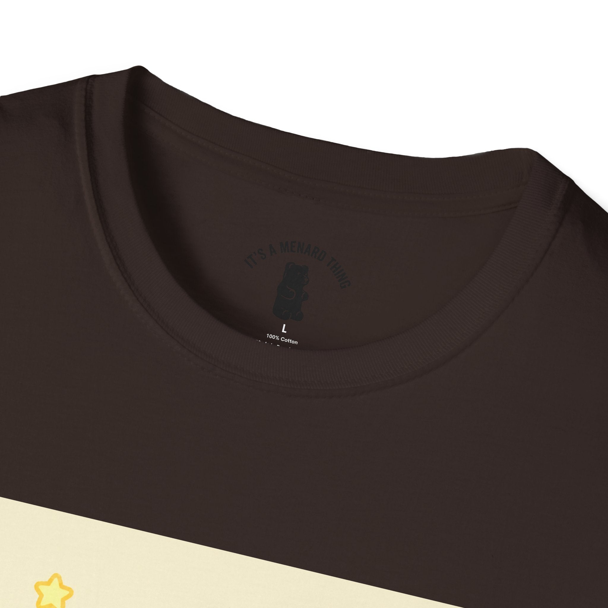 "Good Vibes Only" Yellow Gooey Gummy Bear- Cute Graphic Tee