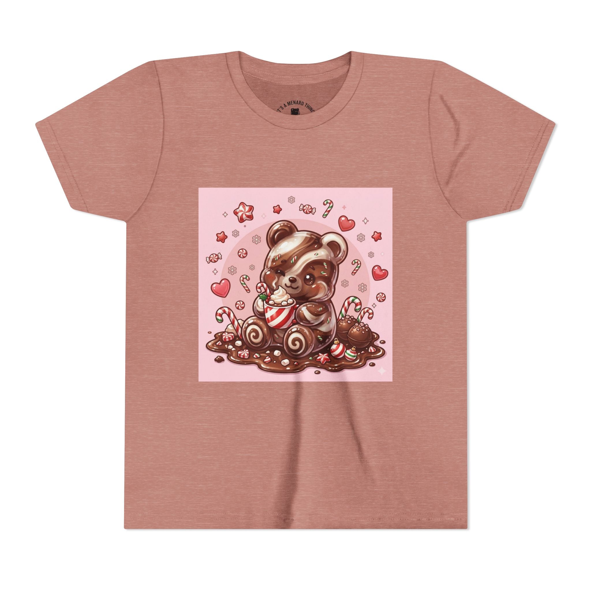 Cute Hot Chocolate Gooey Gummy Bear Holiday Kids Shirt