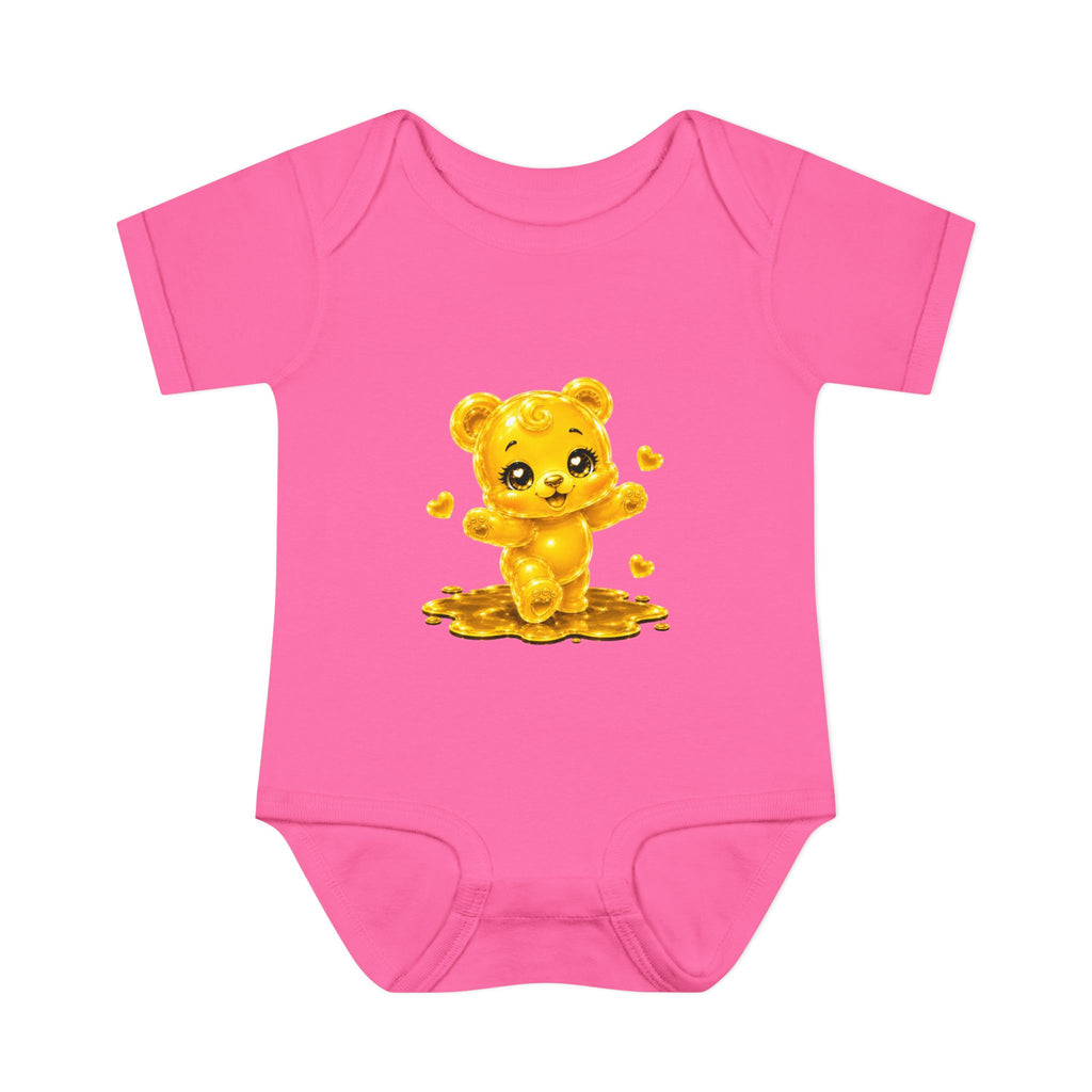 Baby Golden Oozy Gummy Bears First Steps, Cutie Addition- Graphic Onesie