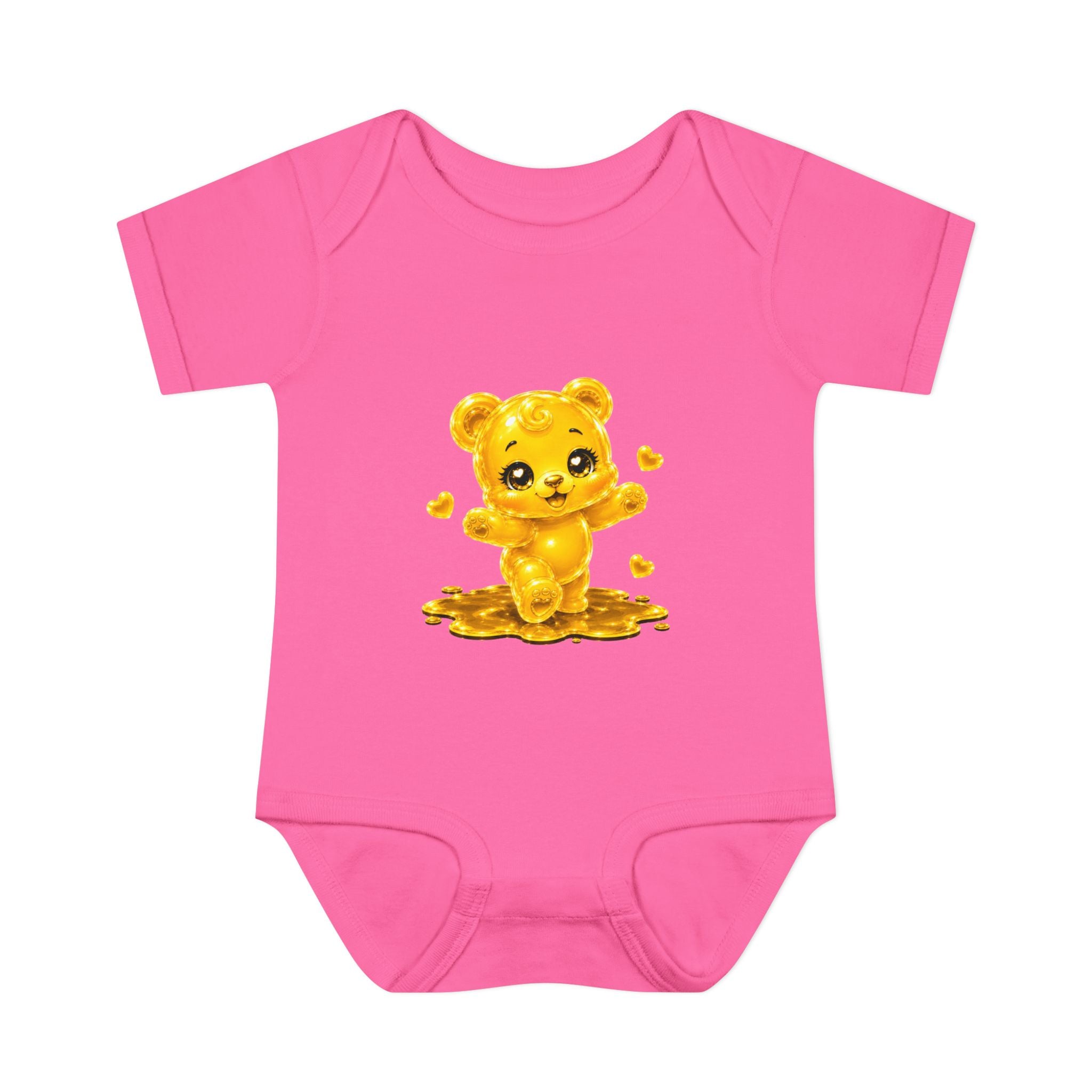 Baby Golden Oozy Gummy Bears First Steps, Cutie Addition- Graphic Onesie