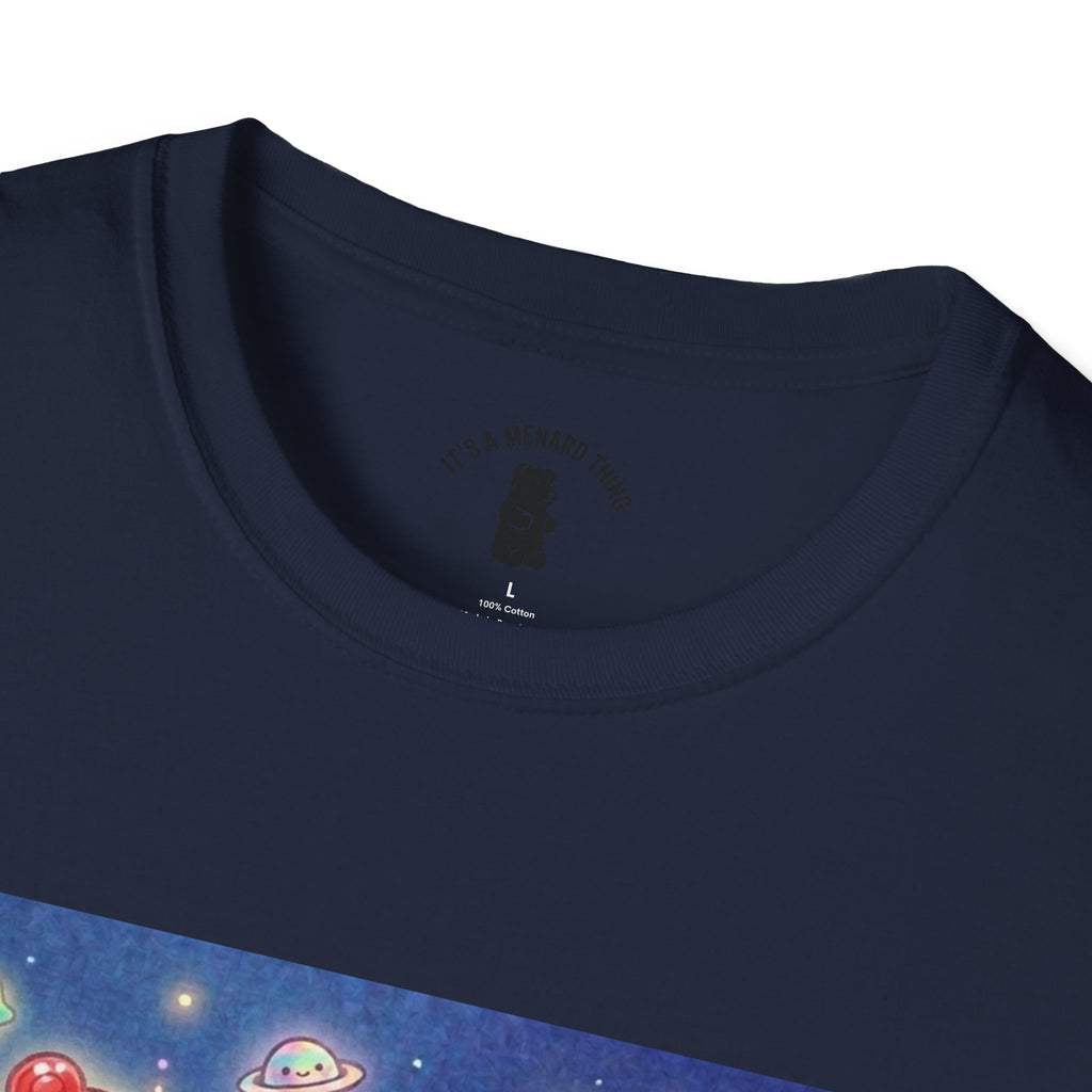 Think of Mars, Red Crystal Gooey Gummy Bear — Space Graphic T-Shirt