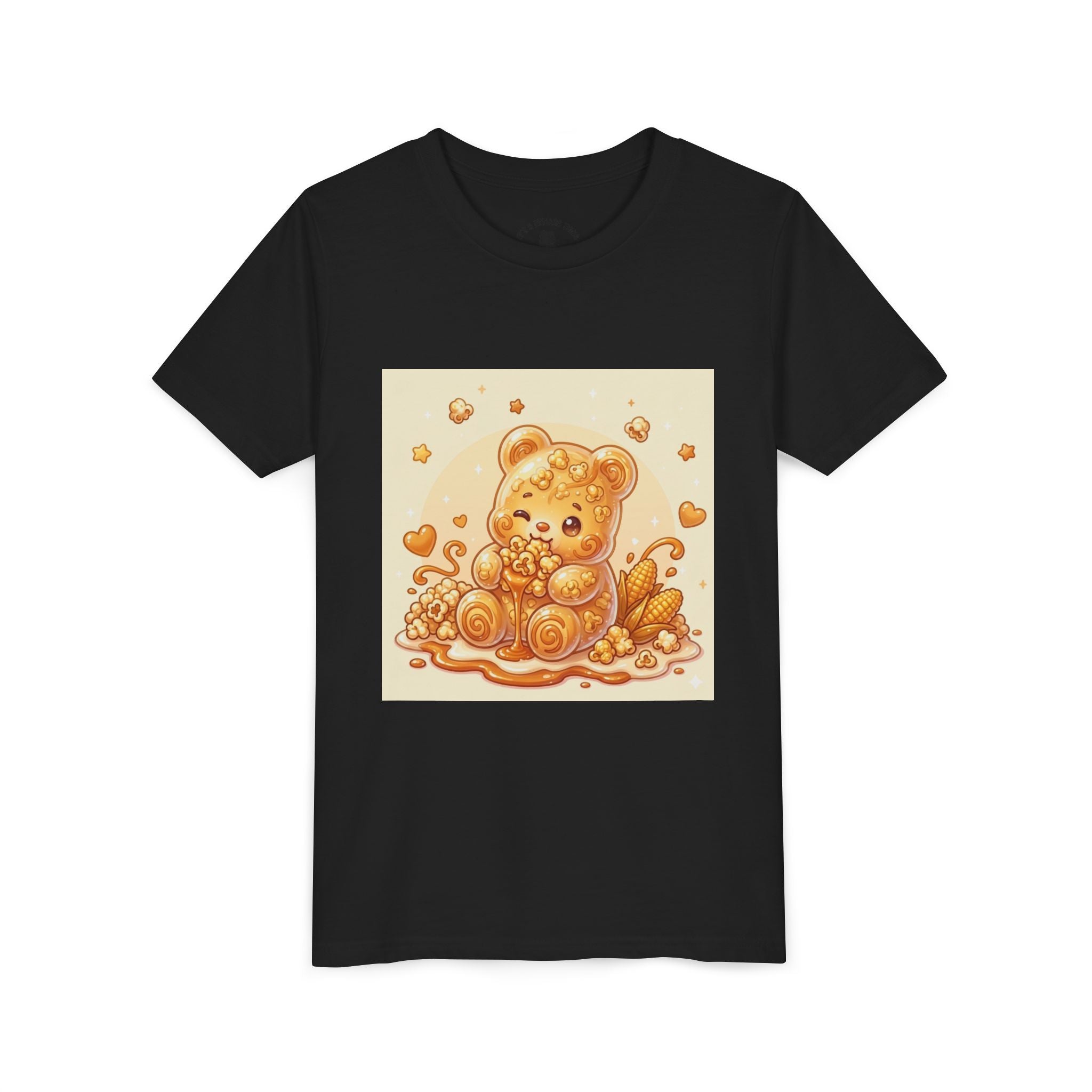 Caramel Corn Gooey Gummy Bear Graphic Youth Shirt