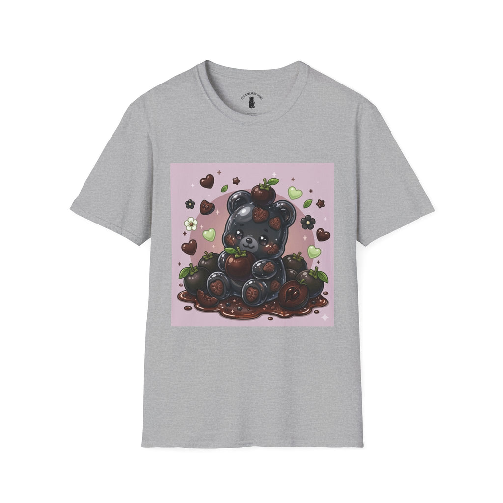 Special Black Sapote Fruit, Exotic Oozy Gummy Bear — Kawaii Graphic Shirt