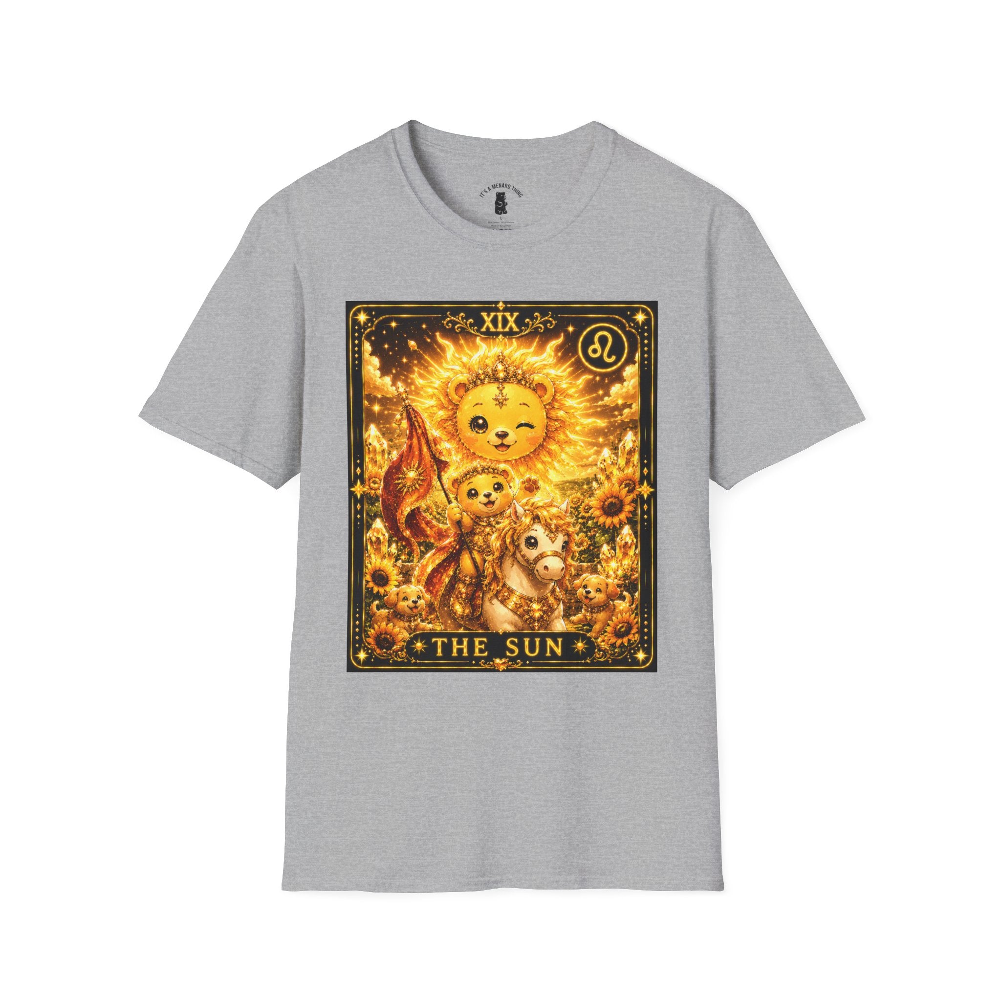 The Sun Tarot Card Golden Oozy Bears Special Addition- Graphic Shirt