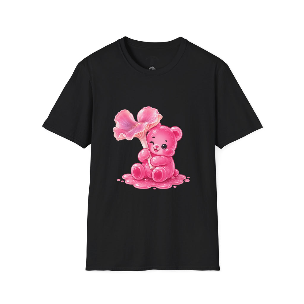 Pink Wax Cap Special Mushroom, Oozy Bear Gummy Friend- Graphic Shirt