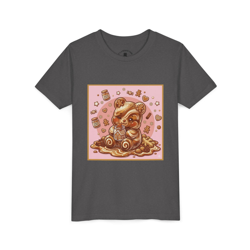 Gooey Gummy Bear Ginger Bread Graphic Youth T-Shirt