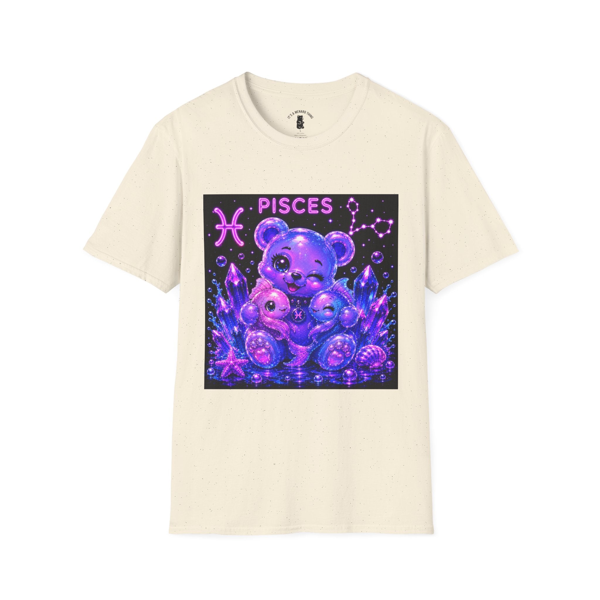 Pisces Zodiac Astrology Oozy Bear Friend Special Addition- Graphic Shirt