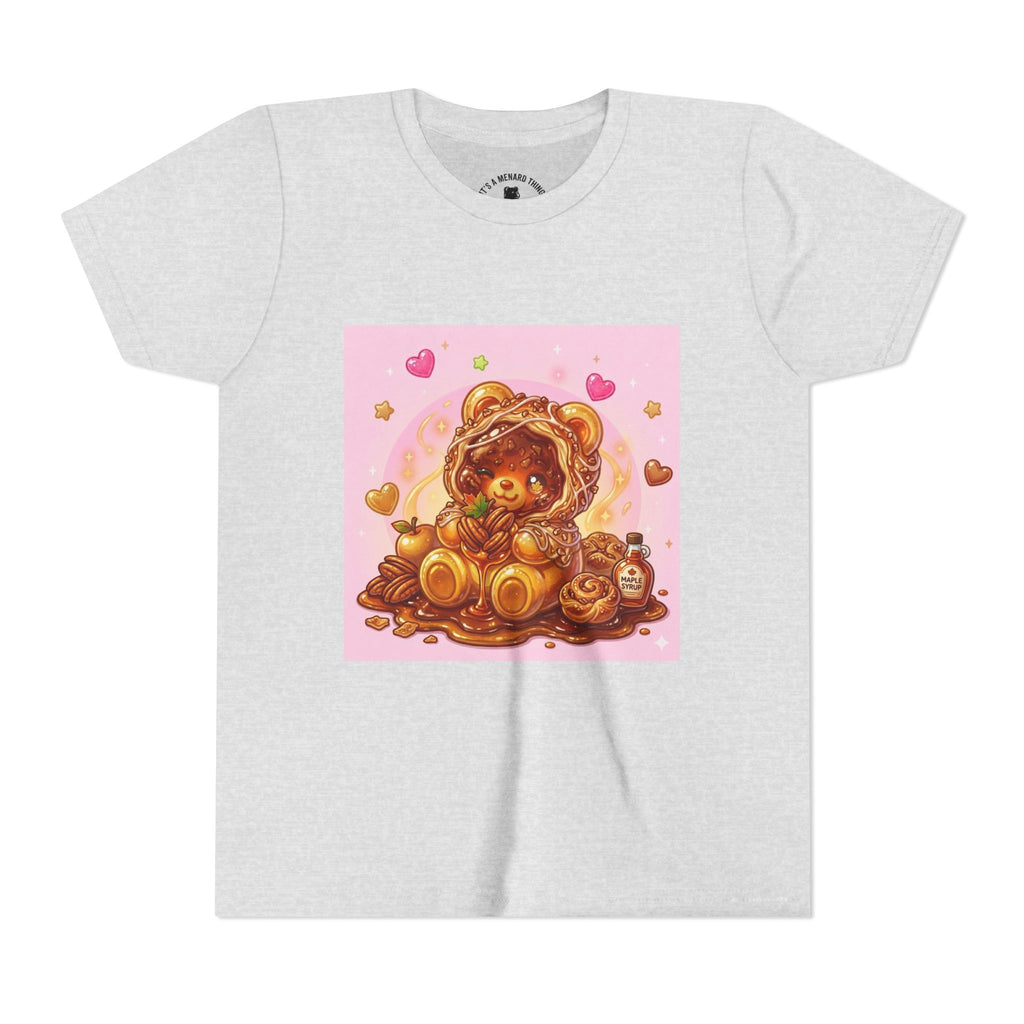 Cinnamon, Butter & Pecan Danish Gooey Gummy Bear Youth T-Shirt