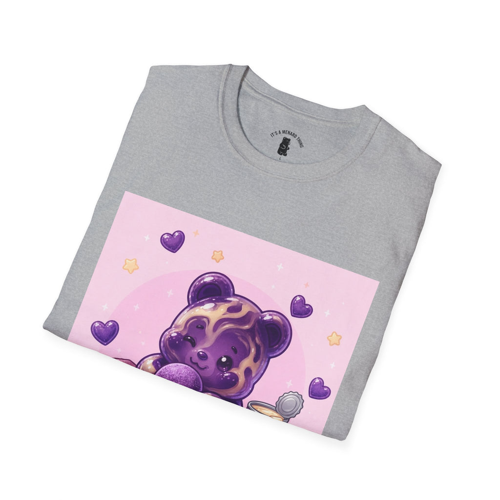 Ube & Condensed Milke Purple Gooey Gummy Bear — Kawaii Graphic Tee