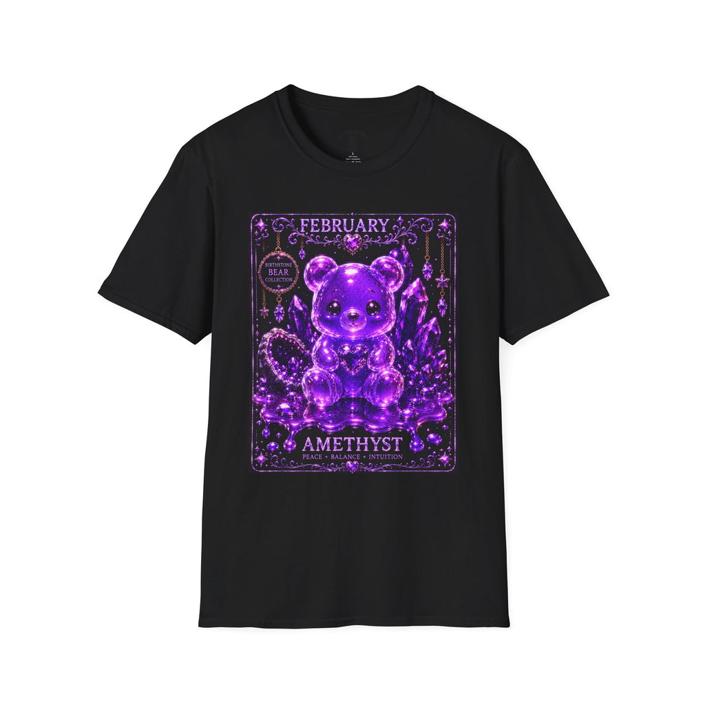 February, Amethyst Birthstone Oozy Bear Friend Special Addition- Graphic