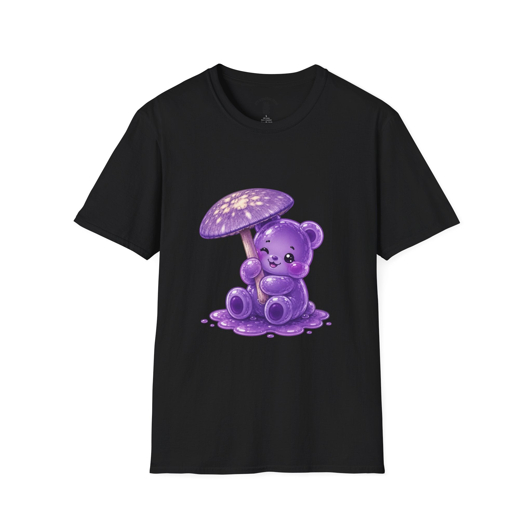 Purple Cortinarius Violaceus Mushroom Oozy Bear Special- Graphic Shirt
