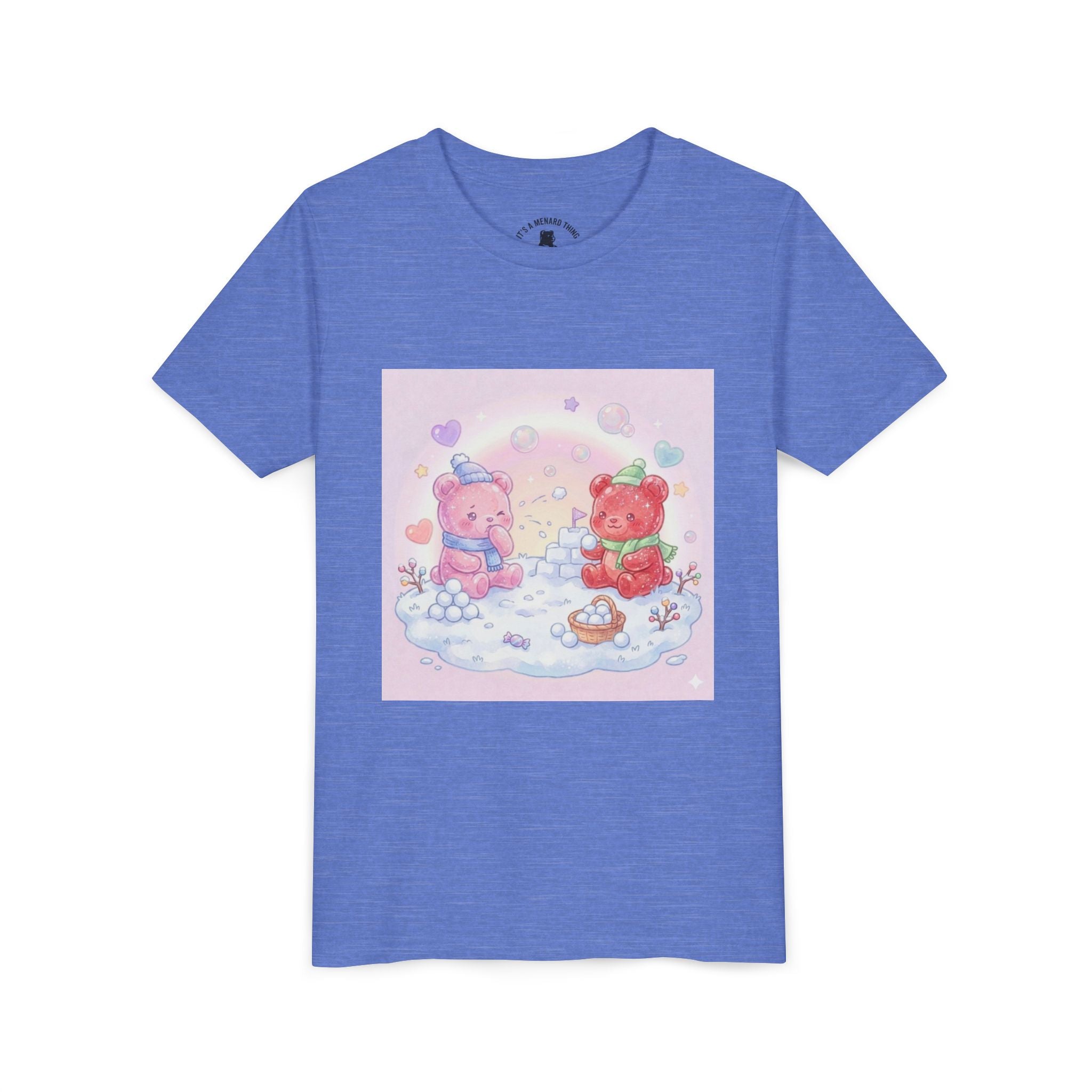 Duo Gooey Gummy Bear Snowball game T-Shirt