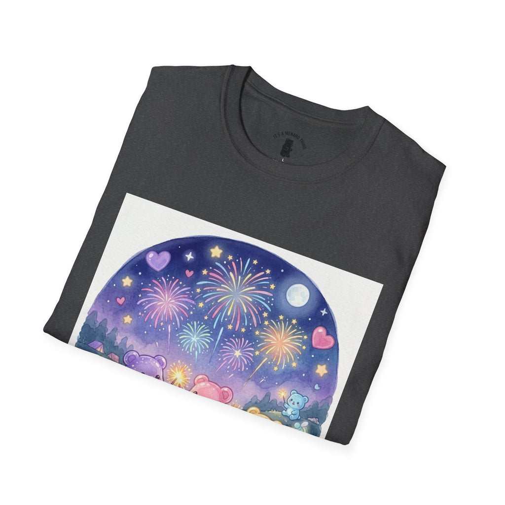 Firework wonder, Gooey Gummy bear Friends- Kawaii Graphic T-Shirt