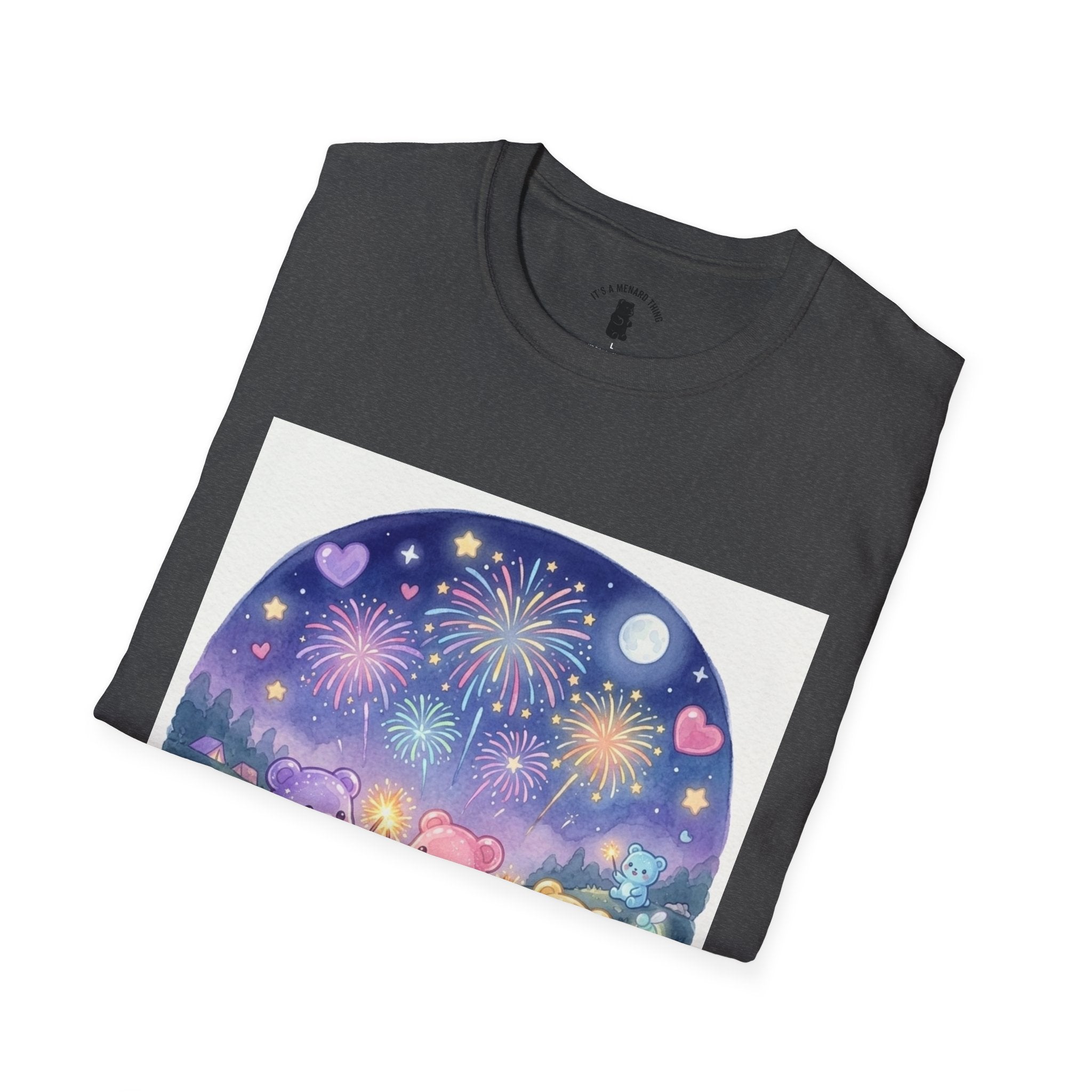 Firework wonder, Gooey Gummy bear Friends- Kawaii Graphic T-Shirt
