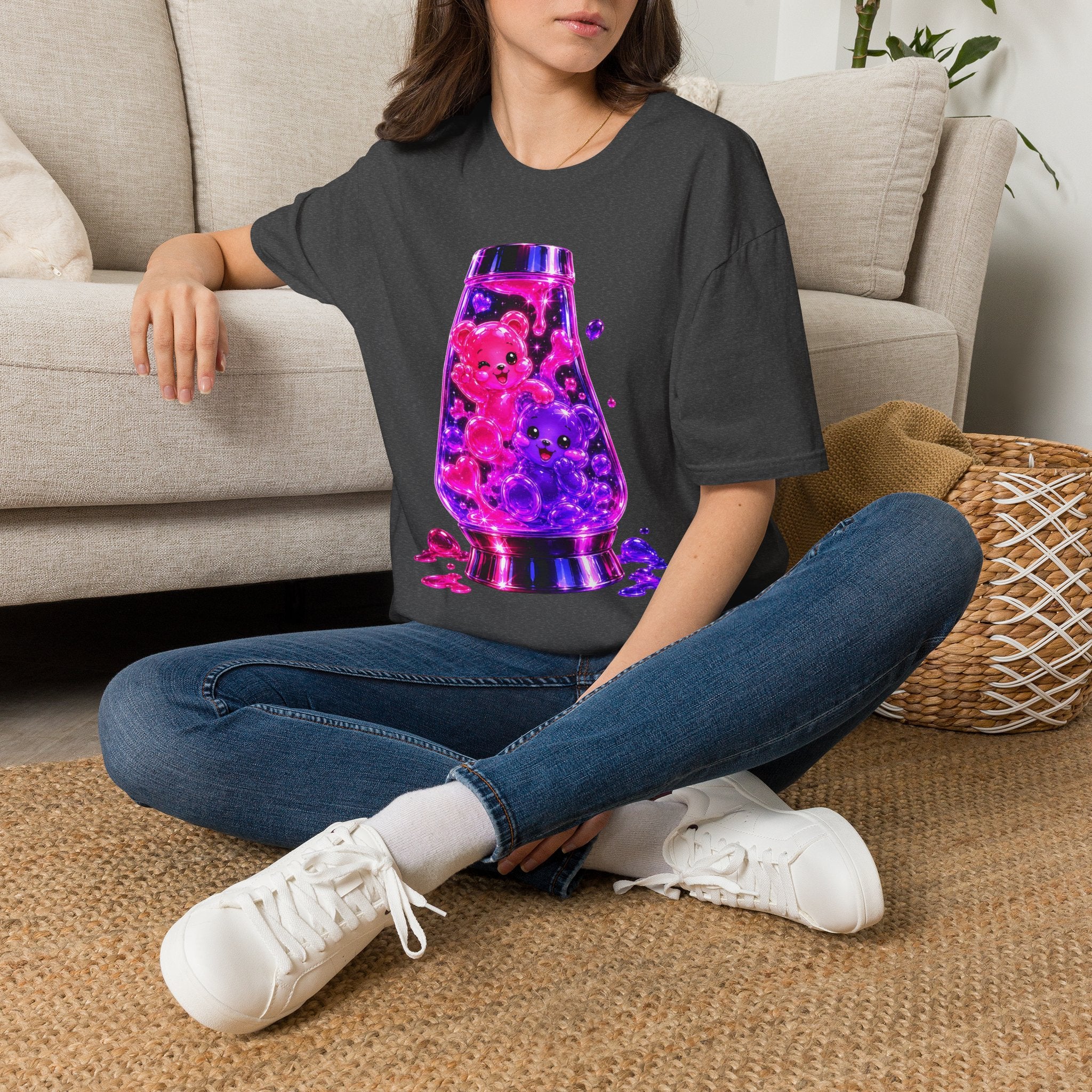 Retro Neon Special Lava Lamp, Oozy Bear Duo Gummies- Graphic Shirt