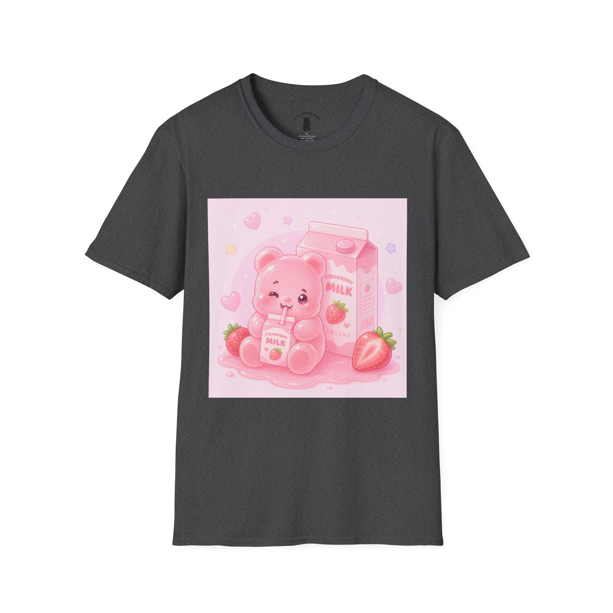 Strawberry Milk Gooey Gummy Bear T-Shirt