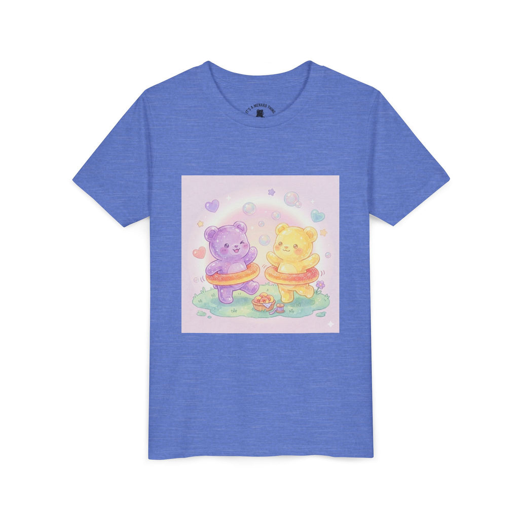 Friendship Peach ring Hula-Hoop Gooey Gummies- Graphic Kids T-Shirt
