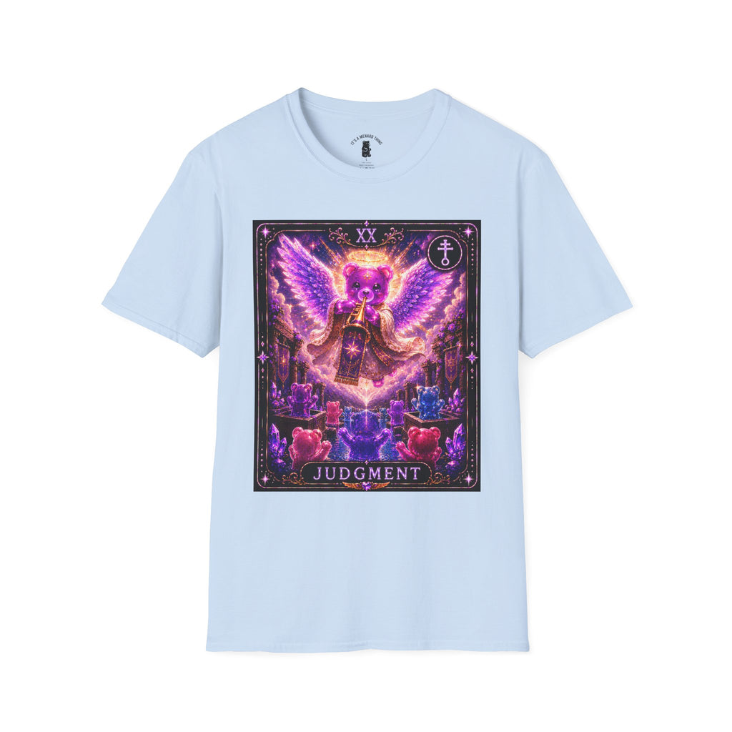 Judgment Tarot Mystic Purple Angel Oozy Bear Gummy Special Addition- Graphic Shirt
