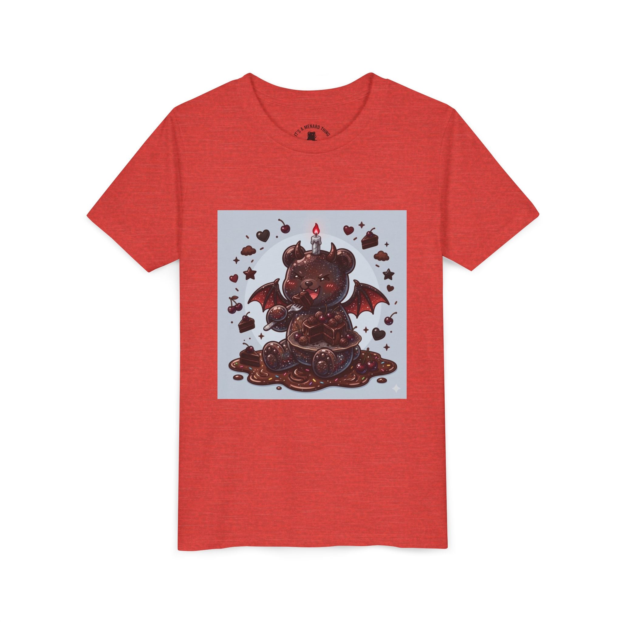 Devils Food Cake, Fudge Gooey Gummy Bear Youth Shirt