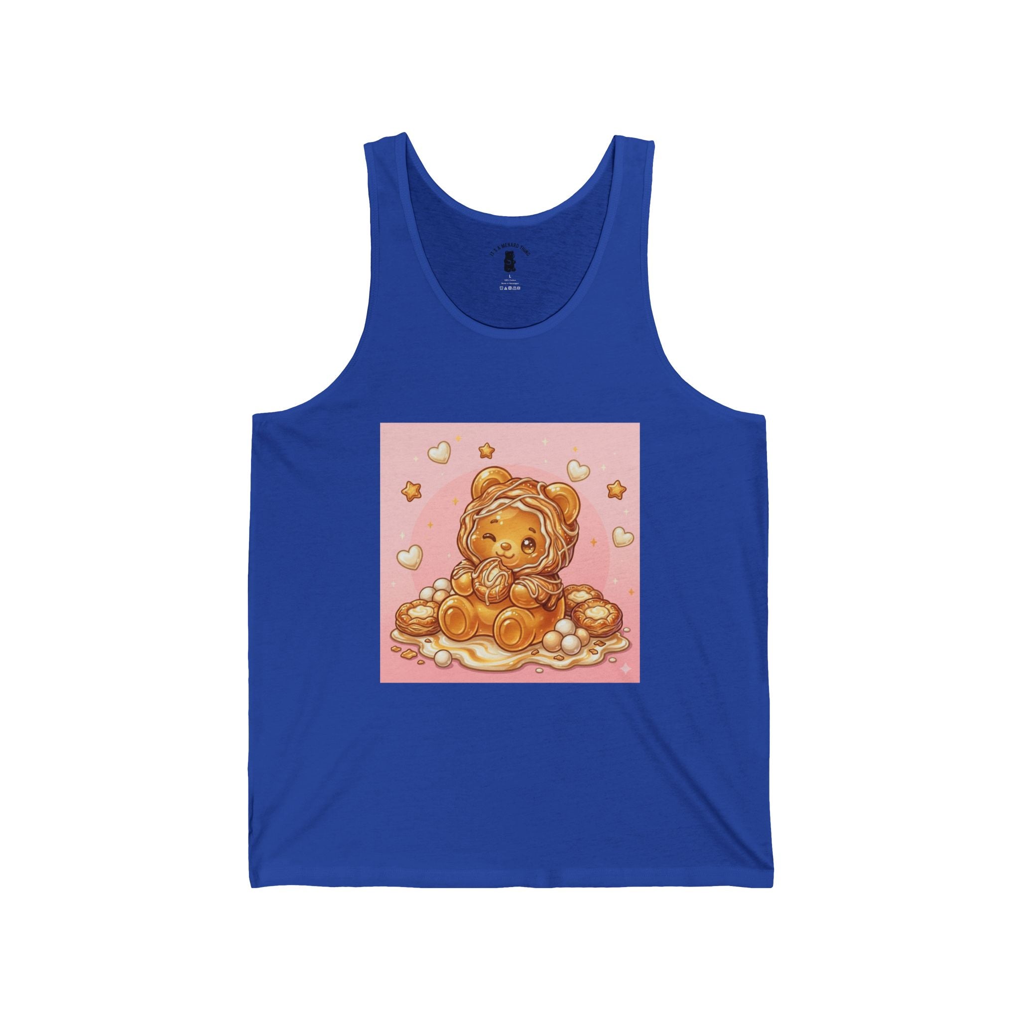 Special Cheese Danish, Puff Pastry PJ Gooey Gummy Bear — Kawaii Graphic Tank Top
