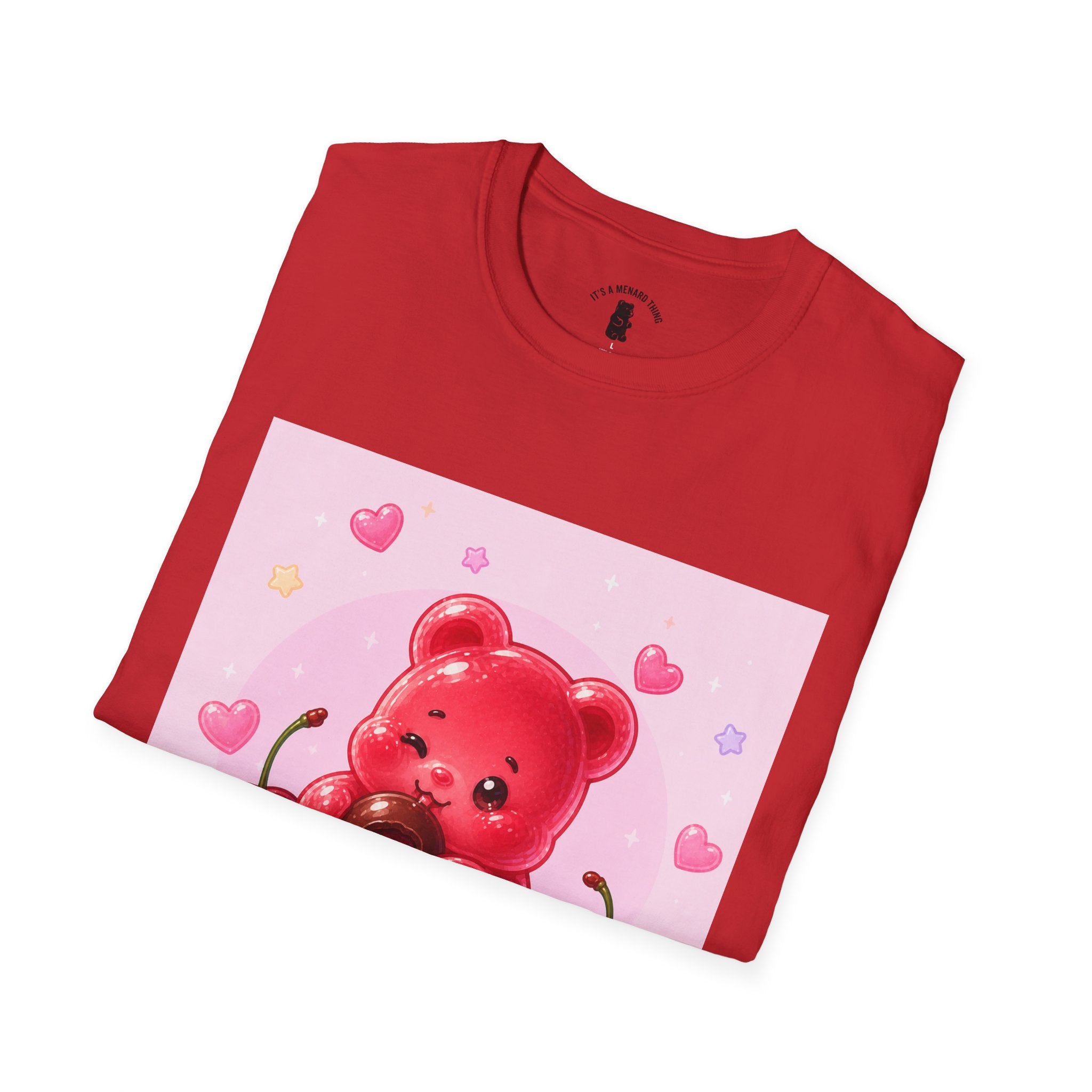 Chocolate Cherry Gooey Gummy Bear T-Shirt — Kawaii Graphic Tee