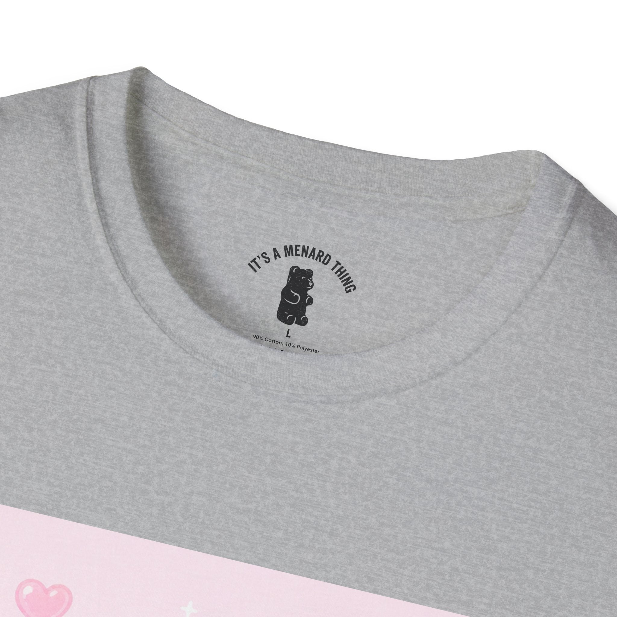 Gooey Pink Gummy Bear Bouquet T-Shirt — Kawaii Valentine Floral Tee
