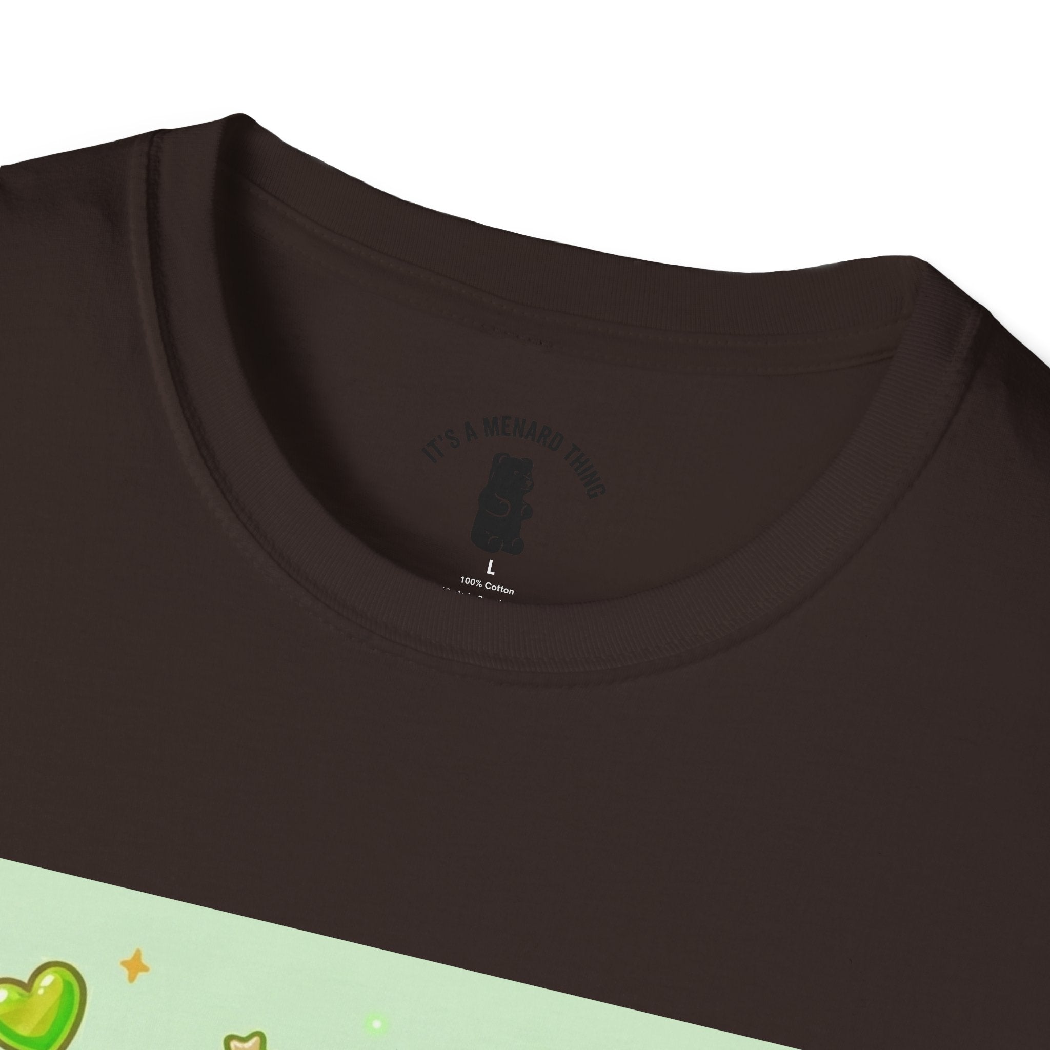 Kiwi Green Gooey Gummy Bear T-Shirt — Cute Graphic Tee
