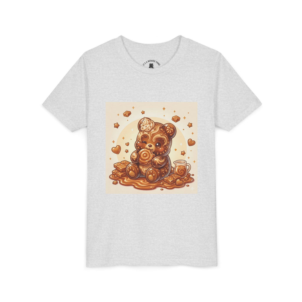 Cinnamon Coffee Cake Gooey Gummy Bear Graphic Kids Shirt